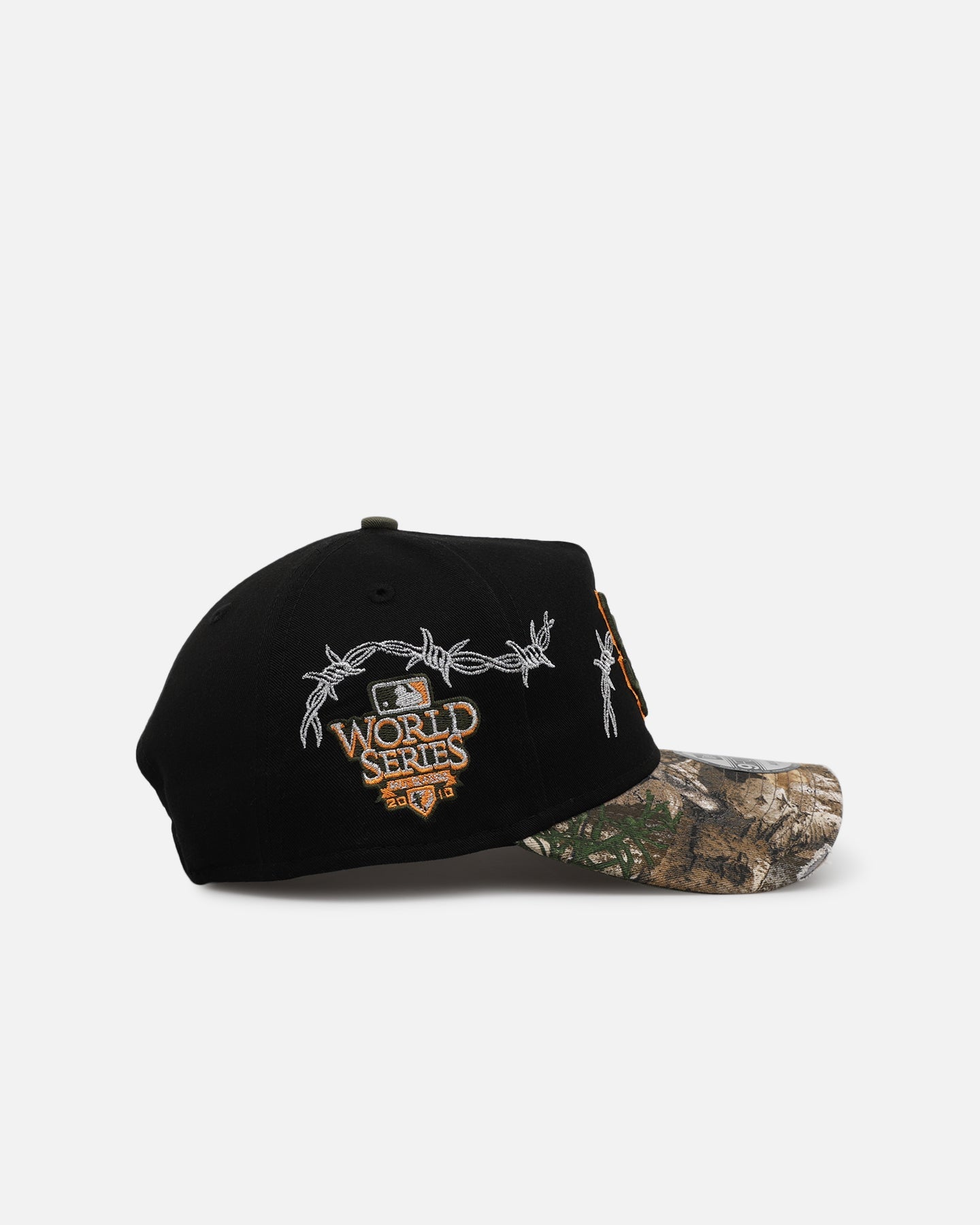 New Era San Francisco Giants 'Realtree Grit 2.0' 9FORTY A-Frame Snapback Black/Green/Orange