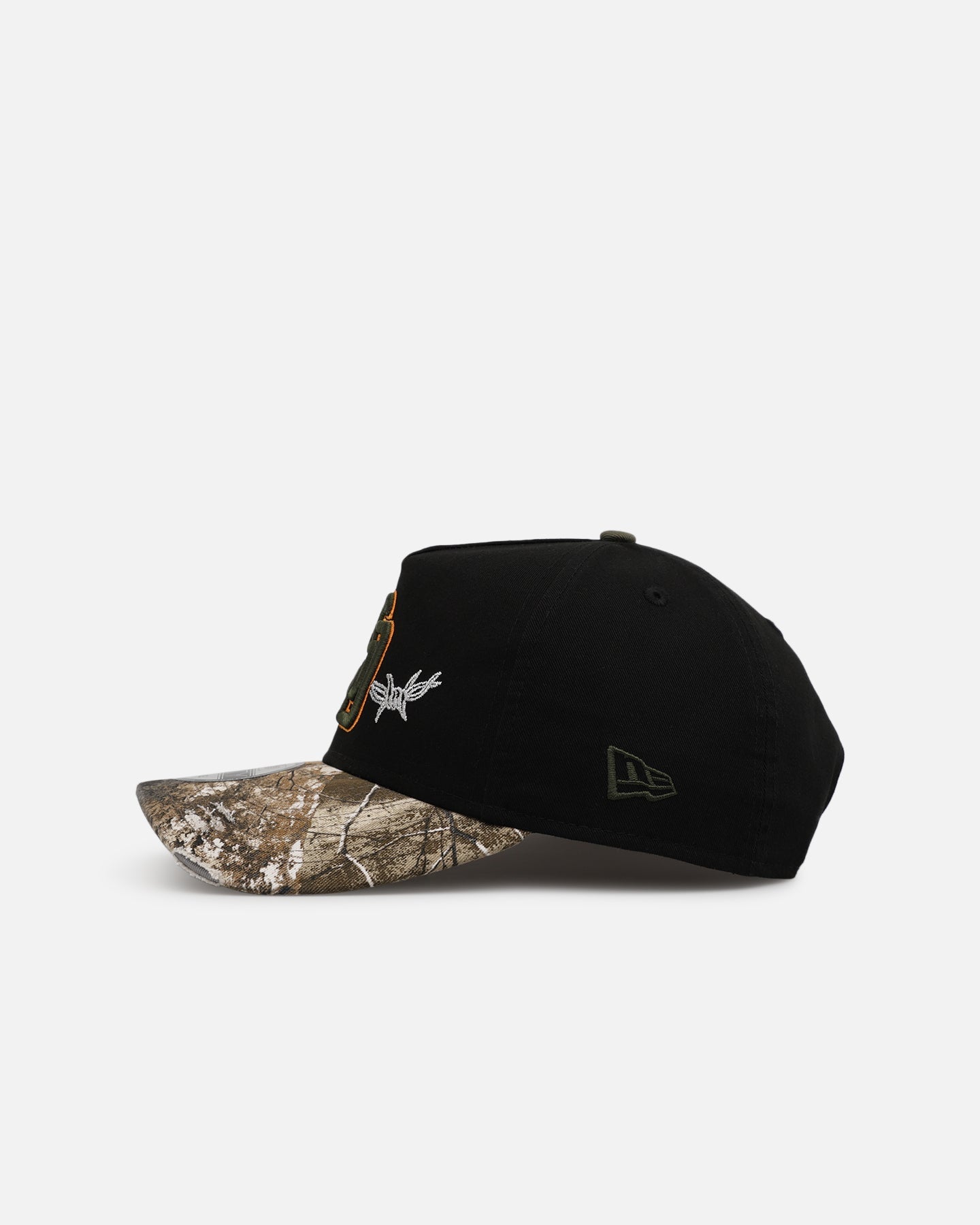 New Era San Diego Padres 'Realtree Grit 2.0' 9FORTY A-Frame Snapback Black/Green/Orange
