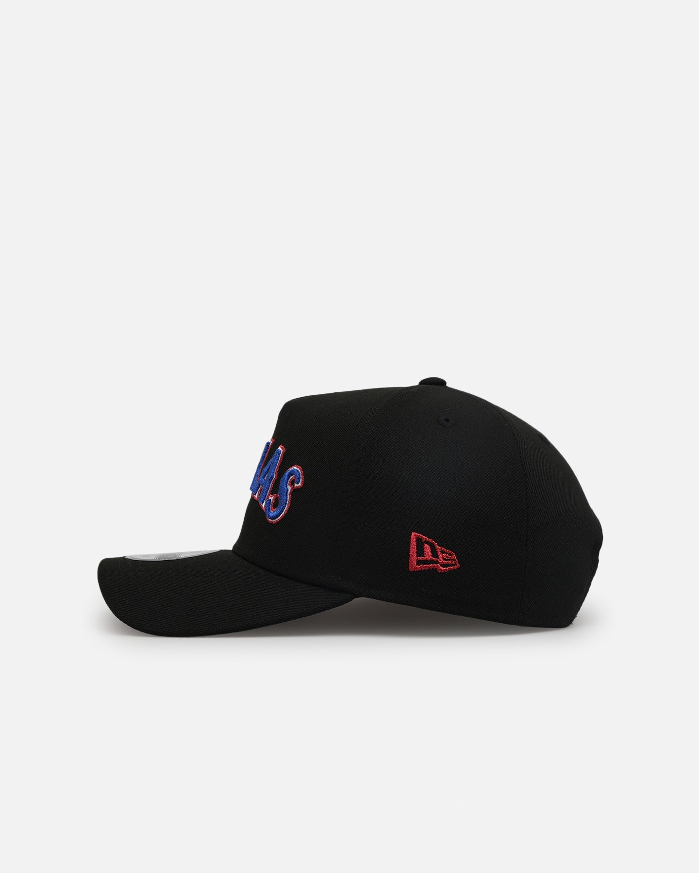 New Era Texas Rangers 'Metallic Wordmark' 9FORTY A-Frame Snapback Black