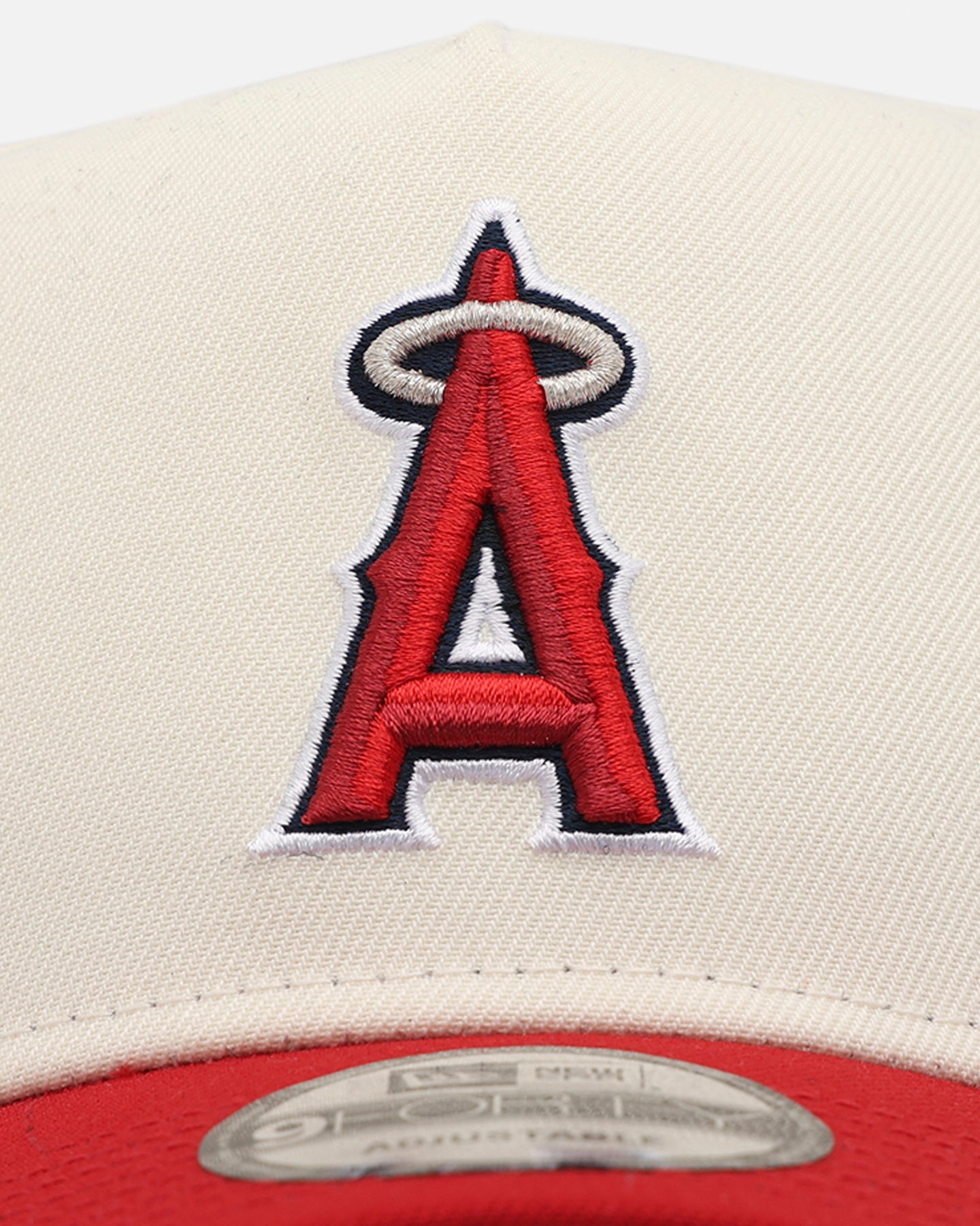 New Era Los Angeles Angels 'Team Color Visor' 9FORTY A-Frame Snapback Chrome