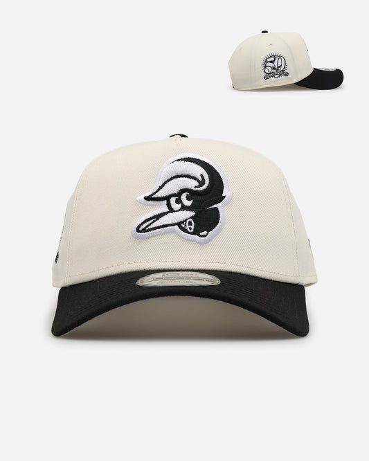 New Era Baltimore Orioles 'Chrome Black Upside Down Logo' 9FORTY A-Frame Snapback Chrome/Black