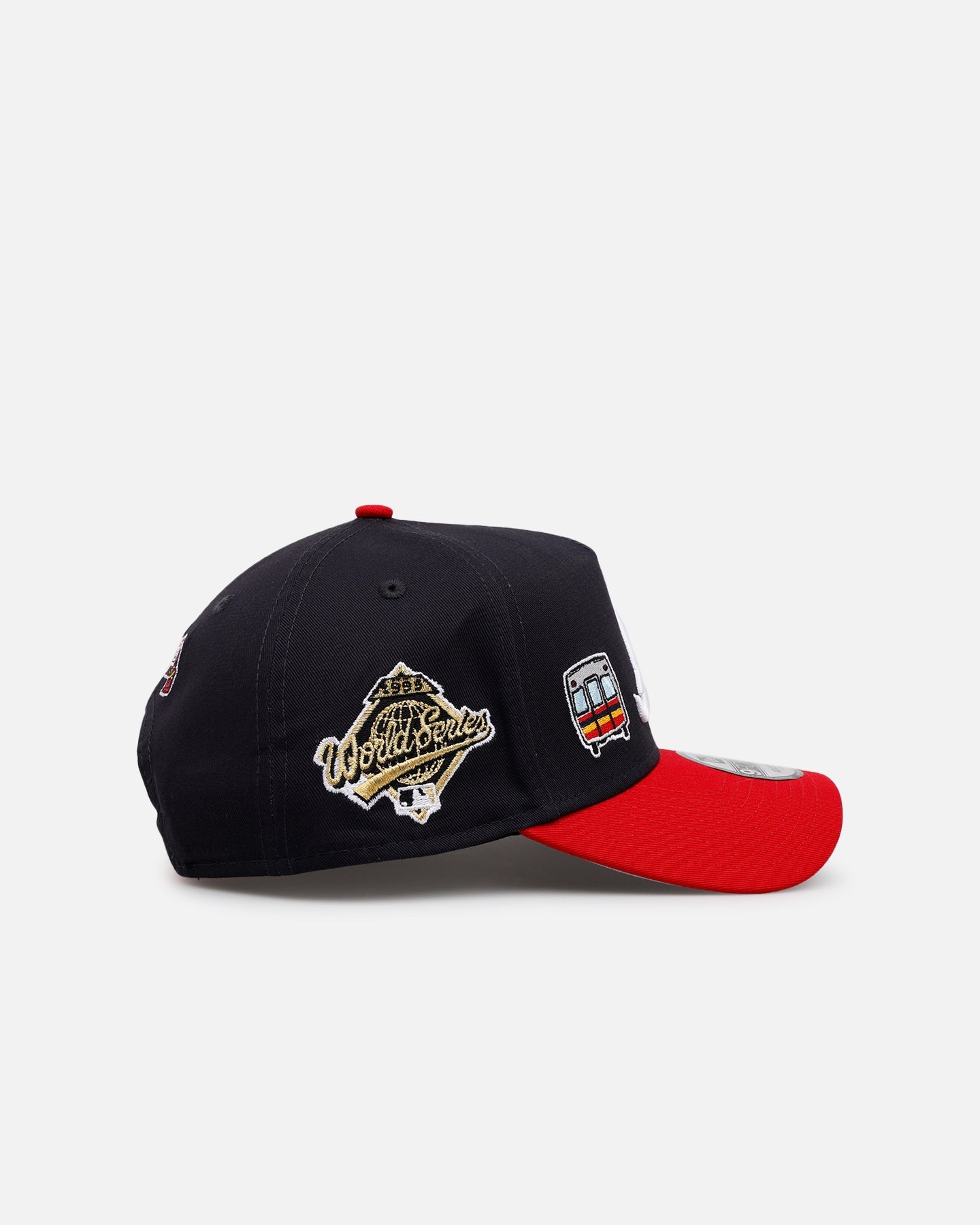 New Era Atlanta Braves 'City Icons' 9FORTY A-Frame Snapback Navy/Red