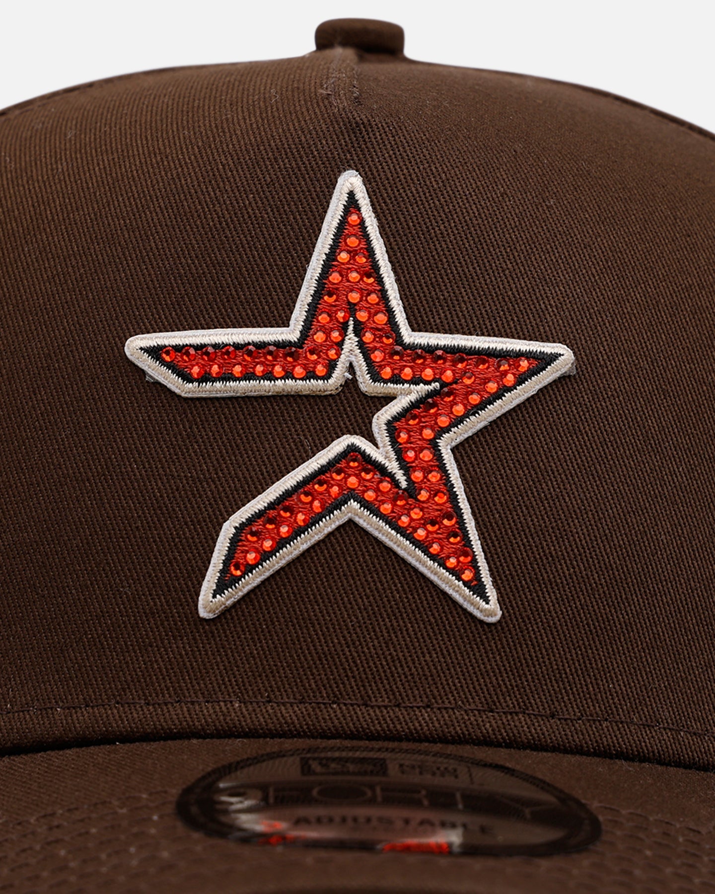 New Era Houston Astros 'Diamante' 9FORTY A-Frame Snapback Walnut