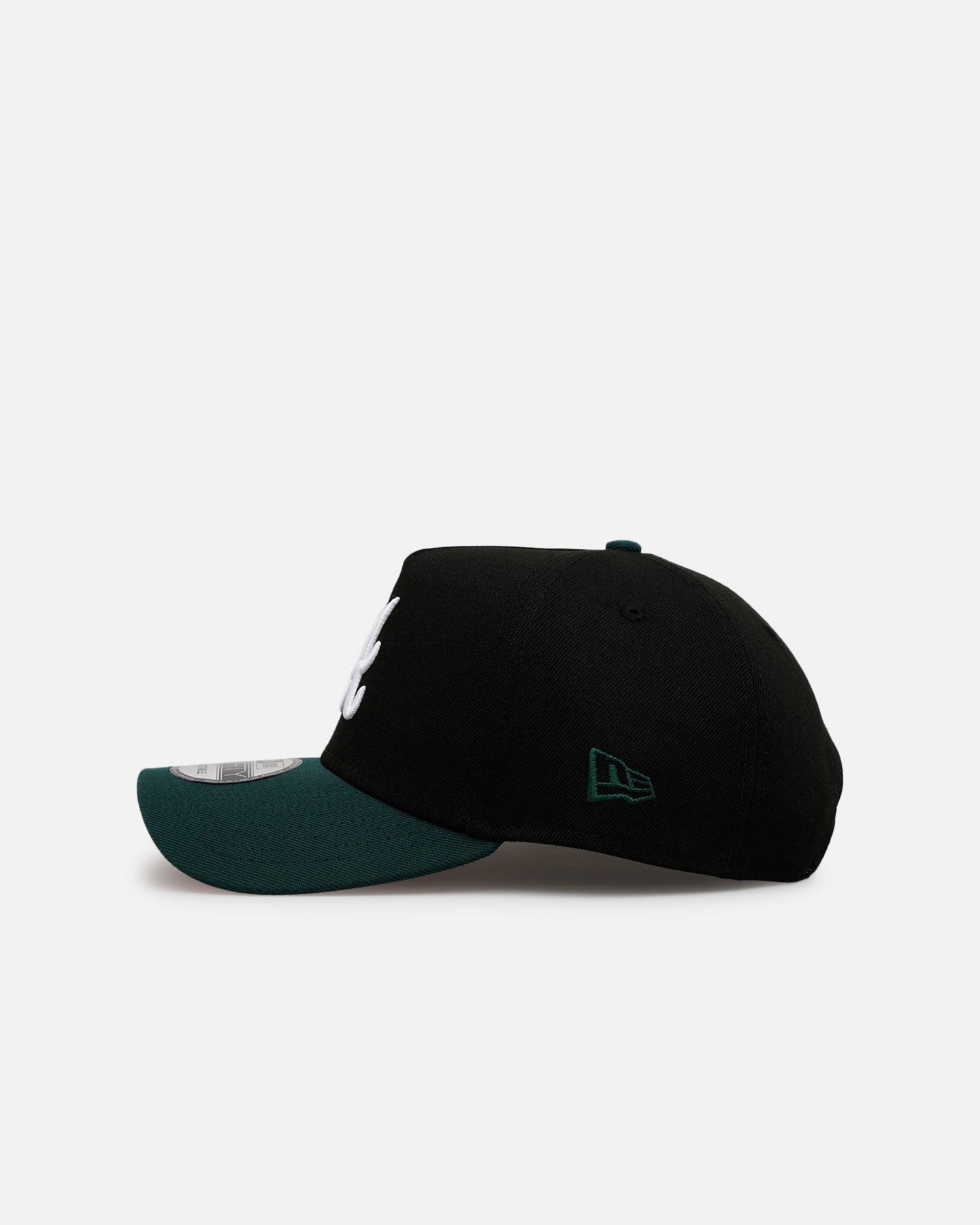 New Era Atlanta Braves 'Black Dark Green' 9FORTY A-Frame Snapback Black/Dark Green
