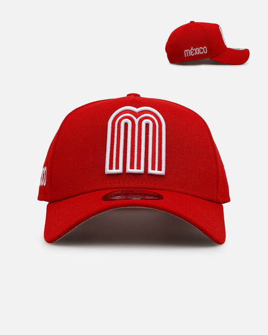 New Era Mexico National Baseball Team 'Mexico Polychromatic' 9FORTY A-Frame Snapback Red