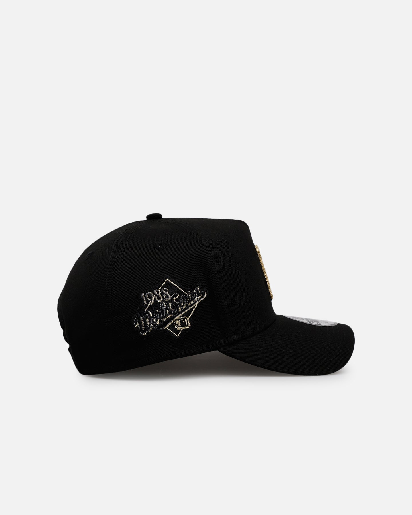 New Era Los Angeles Dodgers 'Raised Metallic Chainstitch' 9FORTY A-Frame Snapback Black