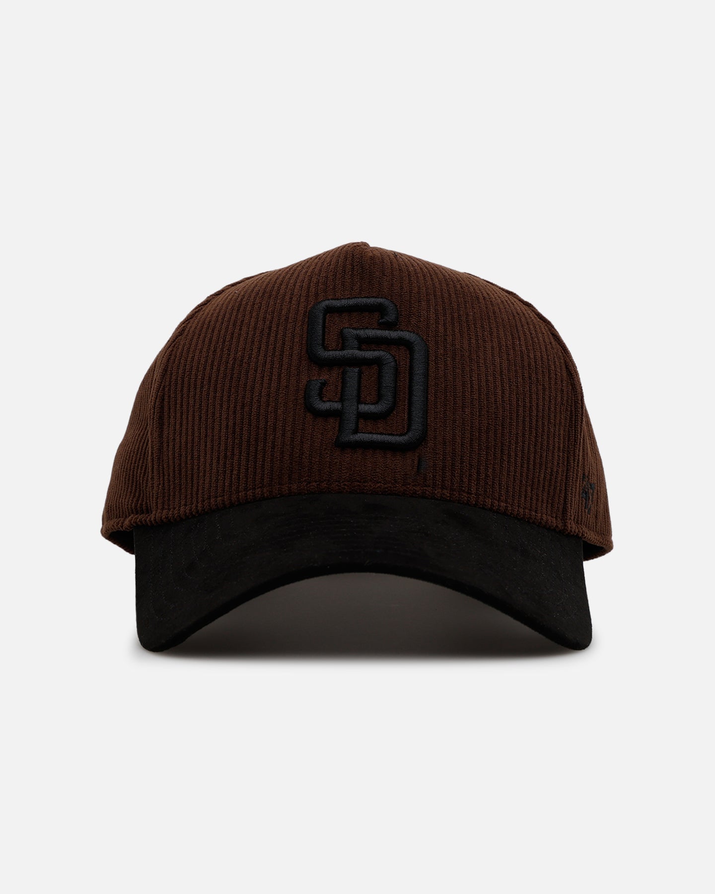 47 Brand San Diego Padres 'Barren' Offside DT Corduroy Snapback Brown/Black