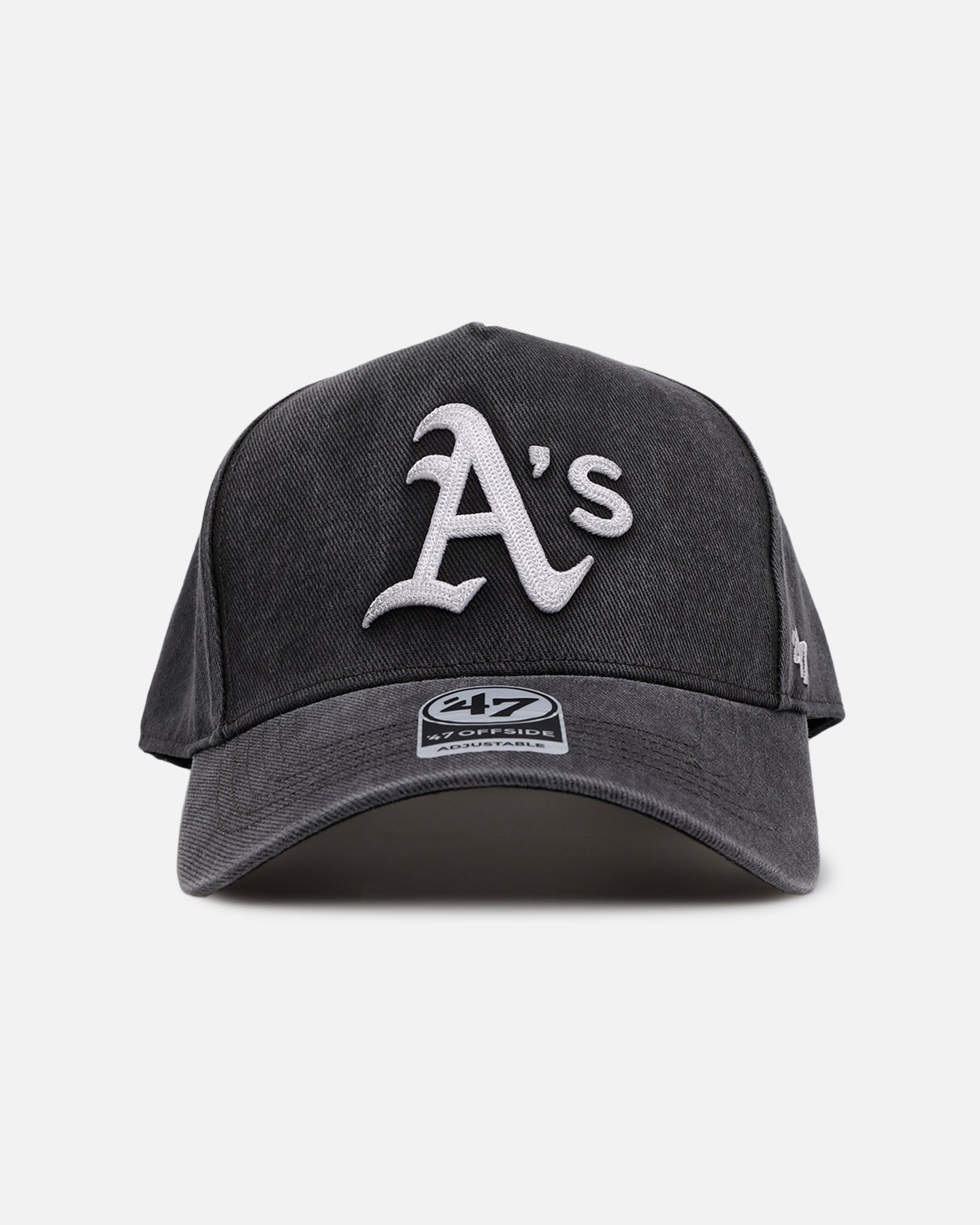 47 Brand Oakland Athletics 'Washed Black' Offside DT Snapback Washed Black