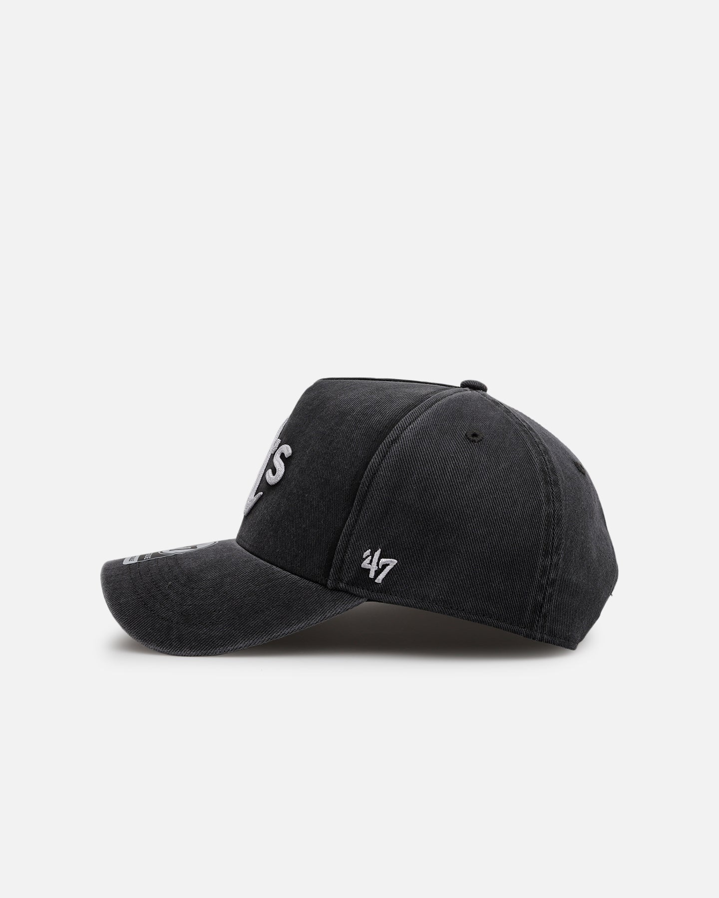 47 Brand Oakland Athletics 'Washed Black' Offside DT Snapback Washed Black
