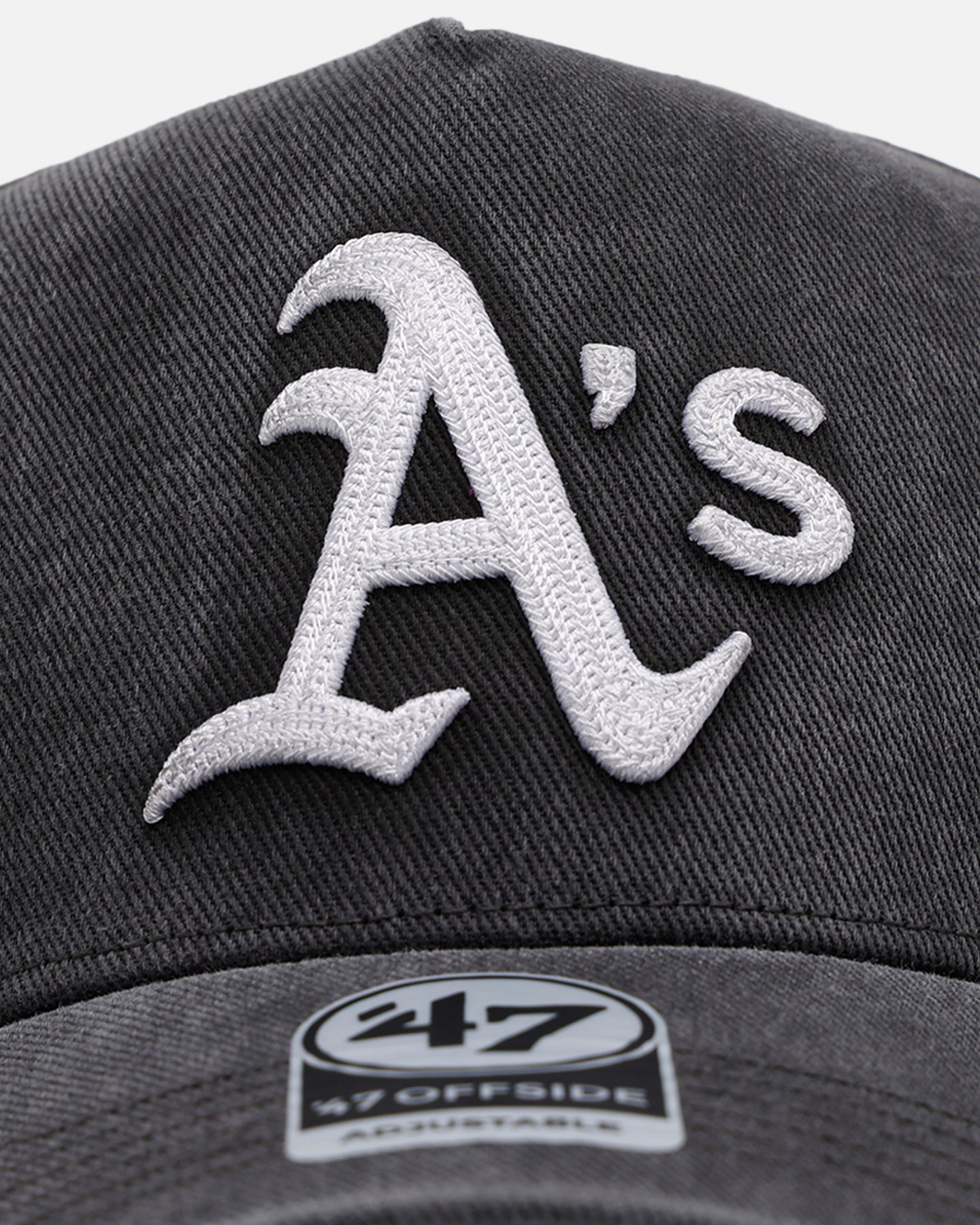 47 Brand Oakland Athletics 'Washed Black' Offside DT Snapback Washed Black