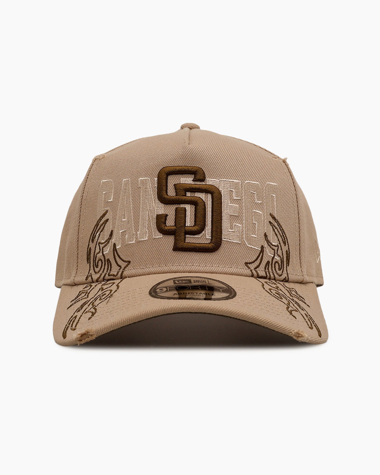 New Era San Diego Padres 'Tribal' 9FORTY A-Frame Snapback Camel