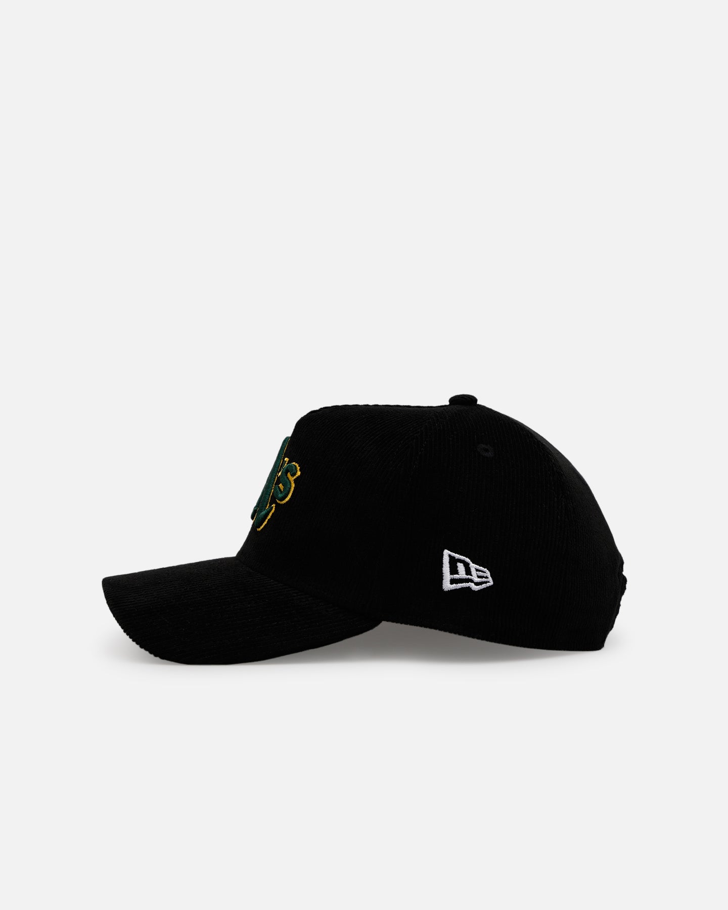 New Era Oakland Athletics 'Black Cord' 9FORTY A-Frame Corduroy Snapback Black