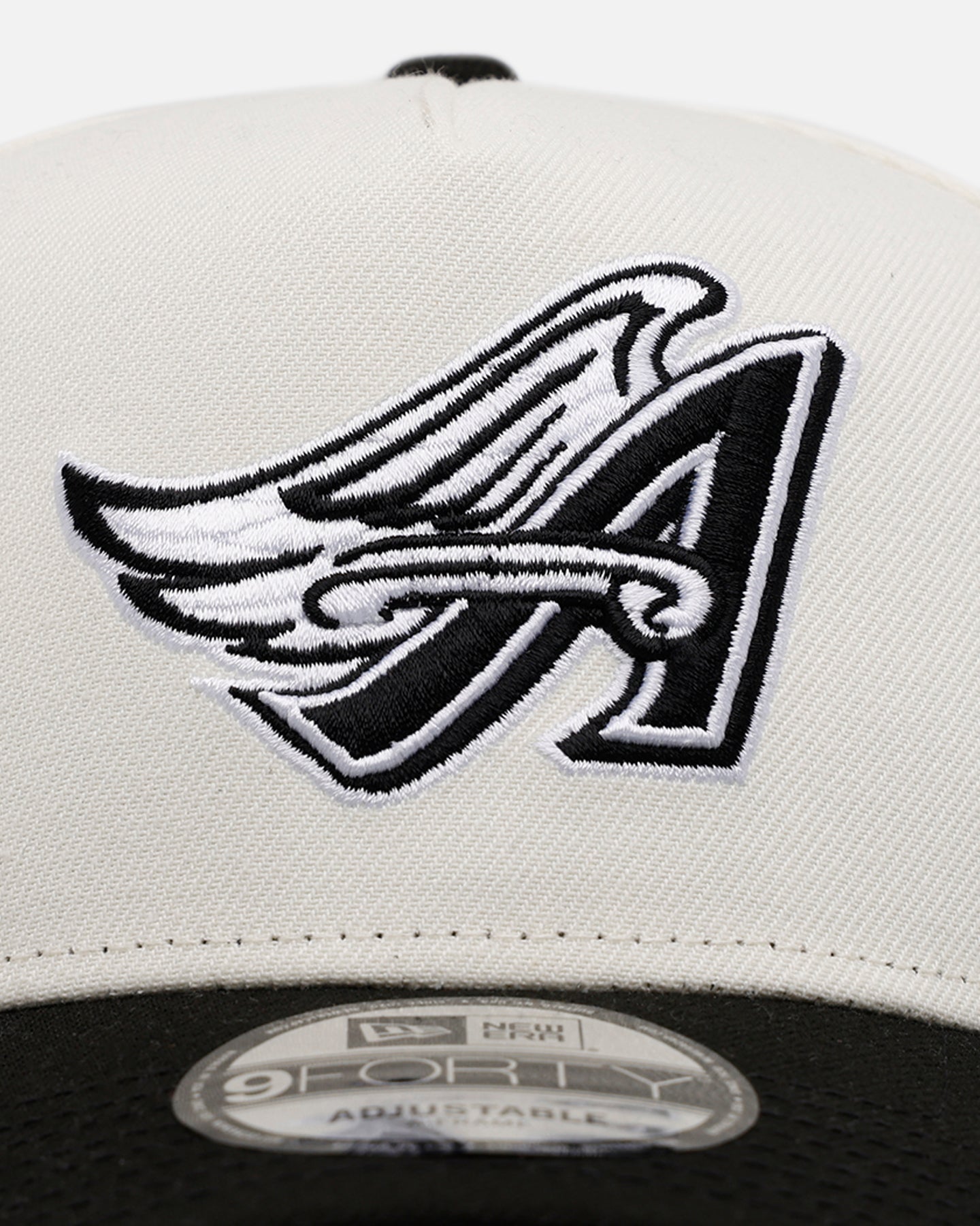 New Era Los Angeles Angels 'Chrome Black' 9FORTY A-Frame Snapback Chrome/Black