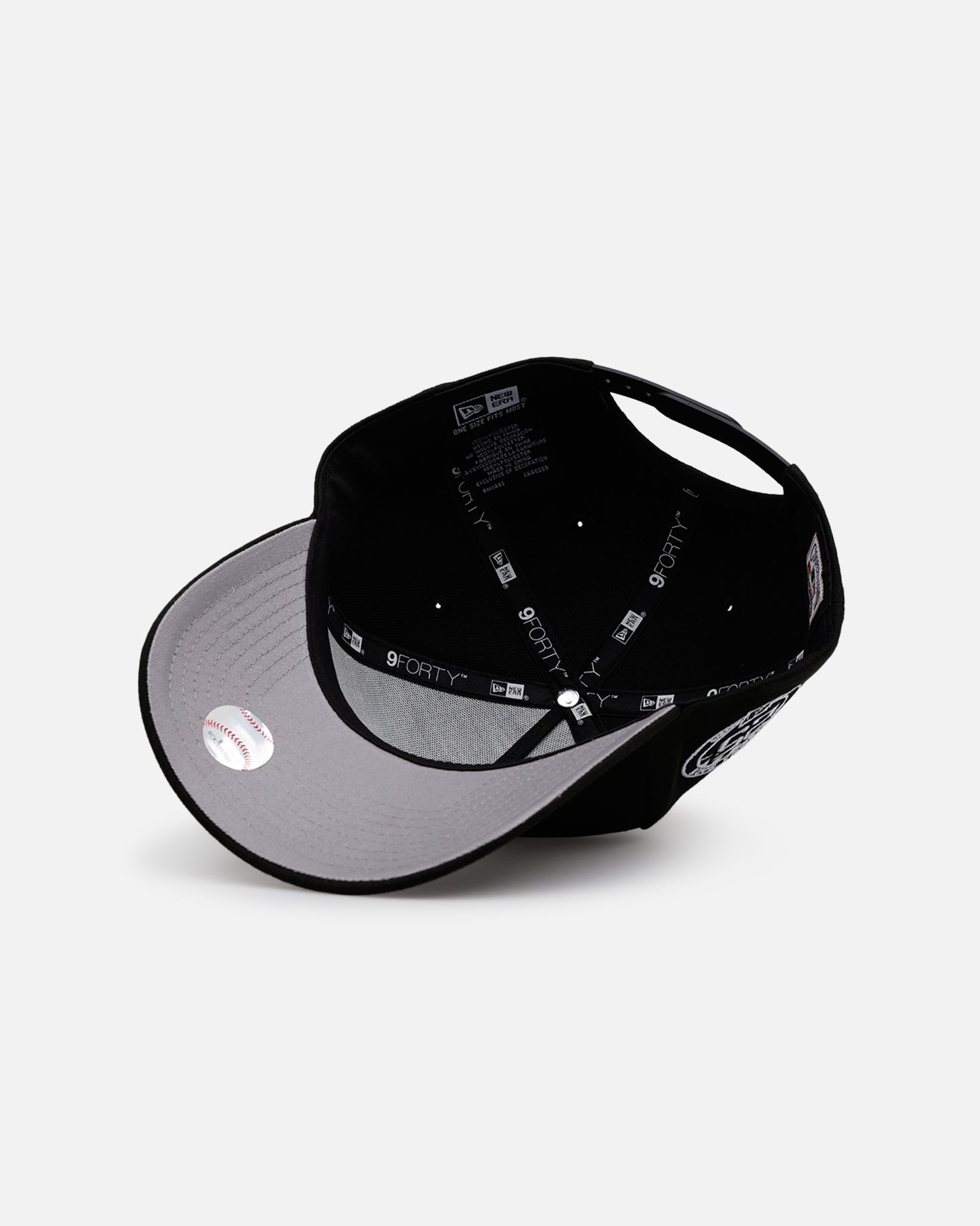 New Era Arizona Diamondbacks 'Black White Upside Down Logo' 9FORTY A-Frame Snapback Black/White