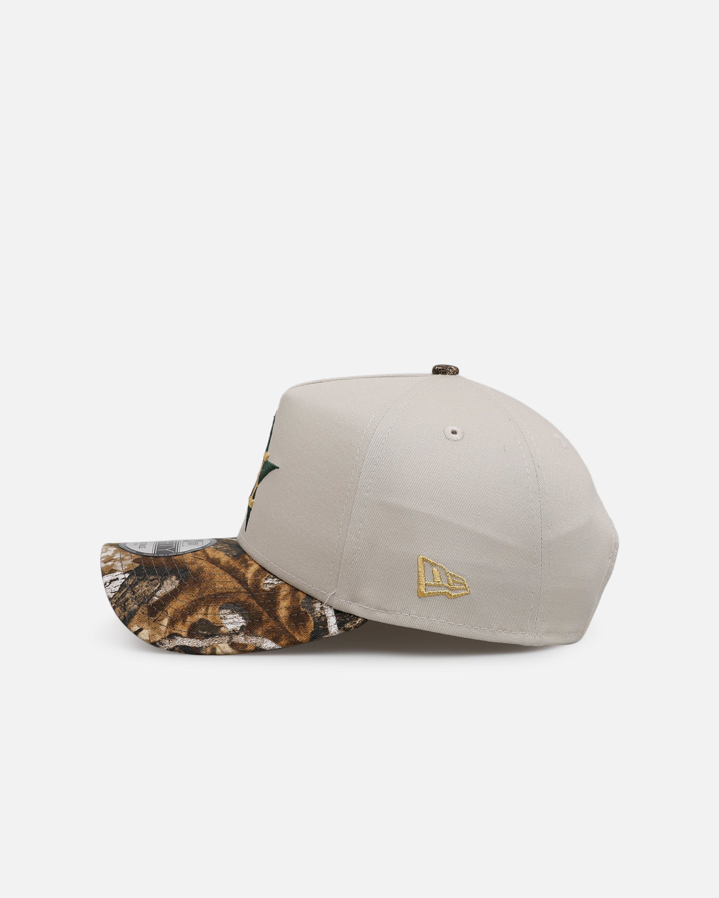 New Era Houston Astros 'Real Tree Stone' 9FORTY A-Frame Snapback Stone