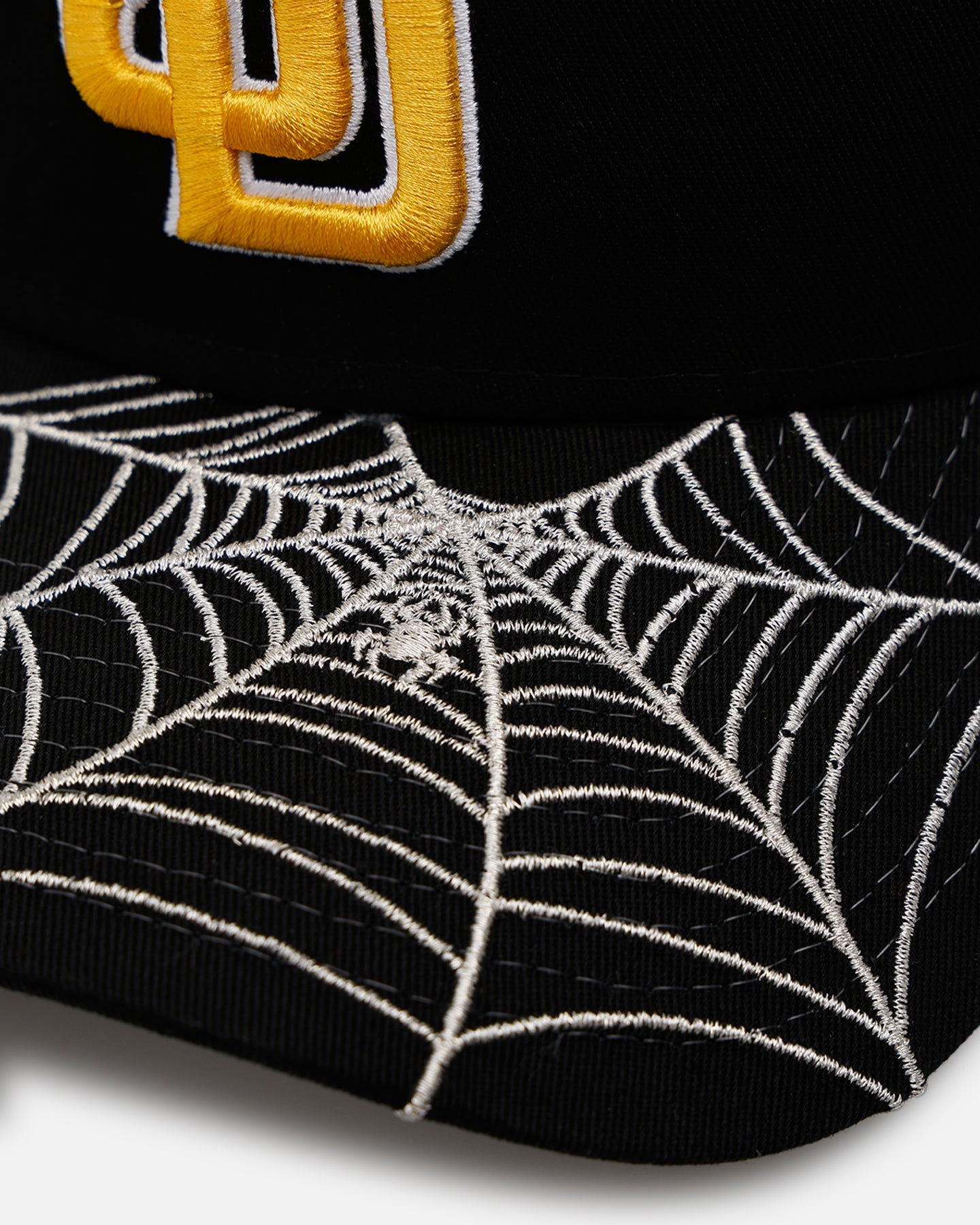 New Era San Diego Padres 'Spider Web Visor' 9FORTY A-Frame Snapback Black