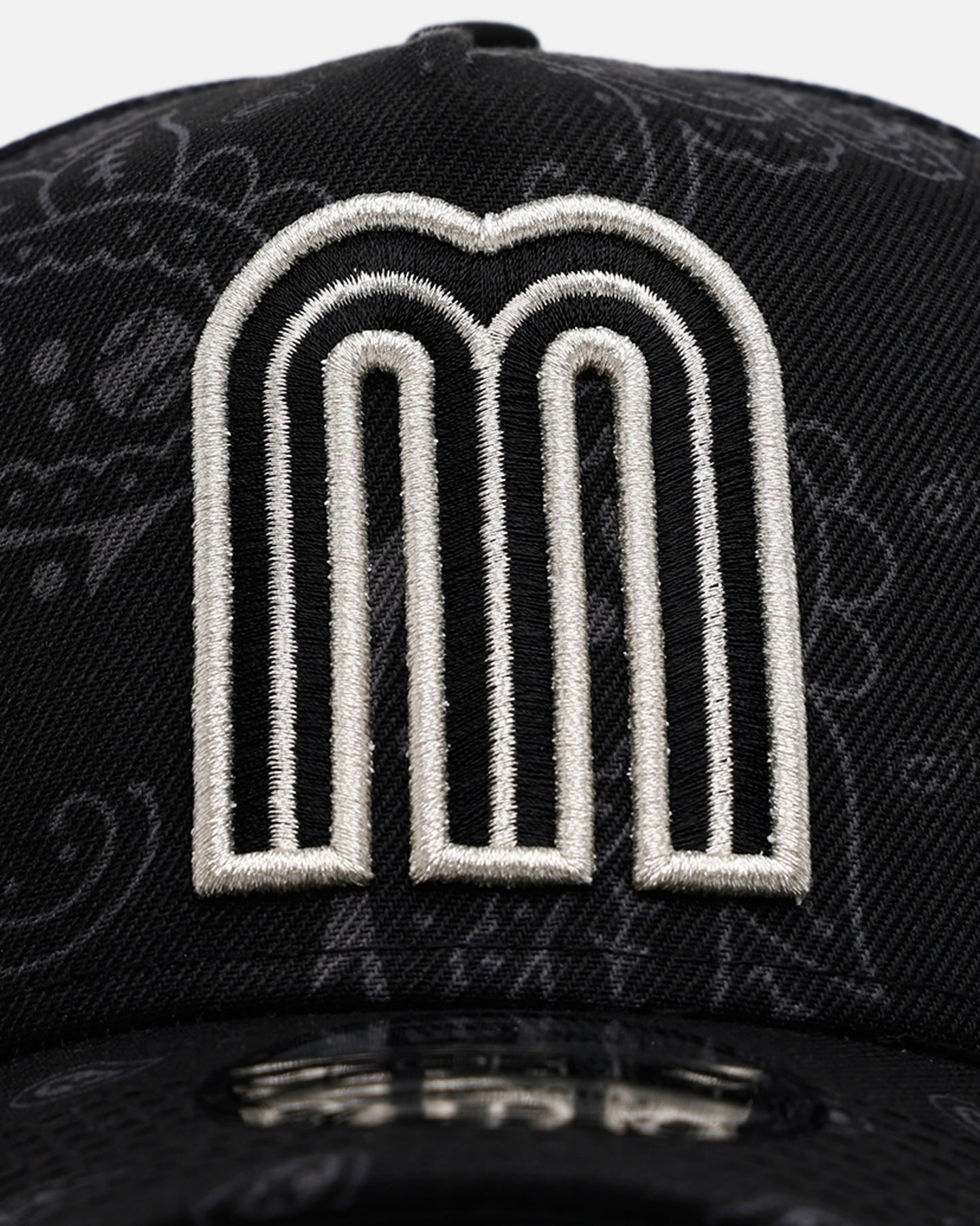 New Era Mexico National Baseball Team 'Tonal Paisley' 9FORTY A-Frame Snapback Black