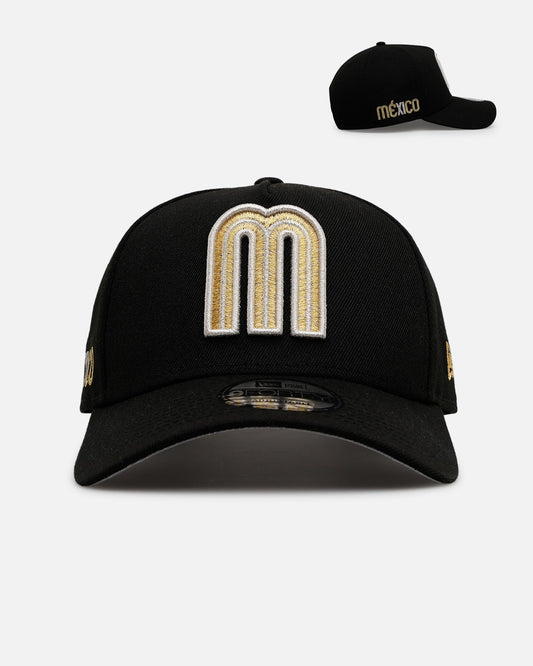 New Era Mexico National Baseball Team 'New Year's Eve' 9FORTY A-Frame Snapback Gold/Silver