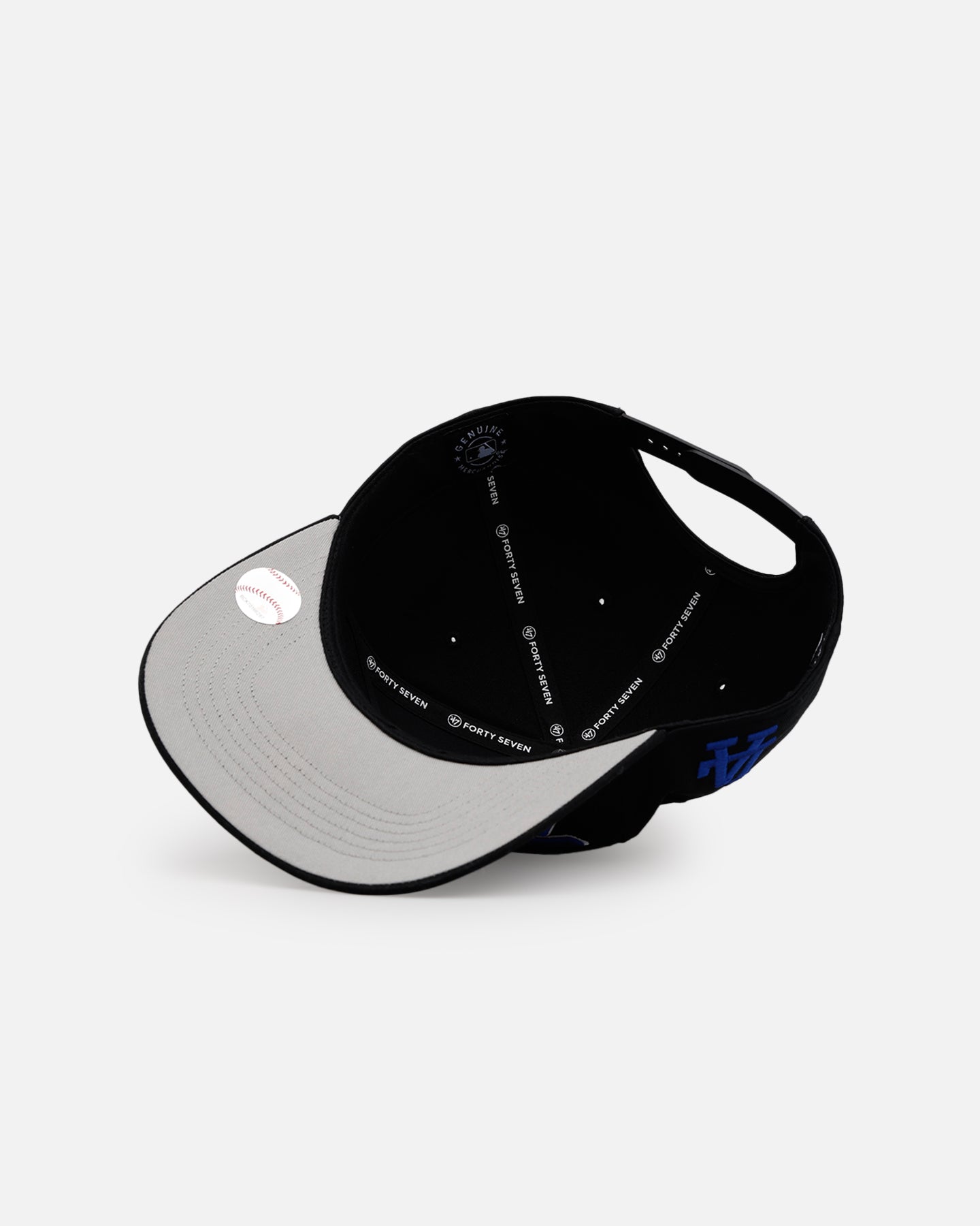 47 Brand Los Angeles Dodgers 'Black Dome Script' 47 Hitch Snapback Black
