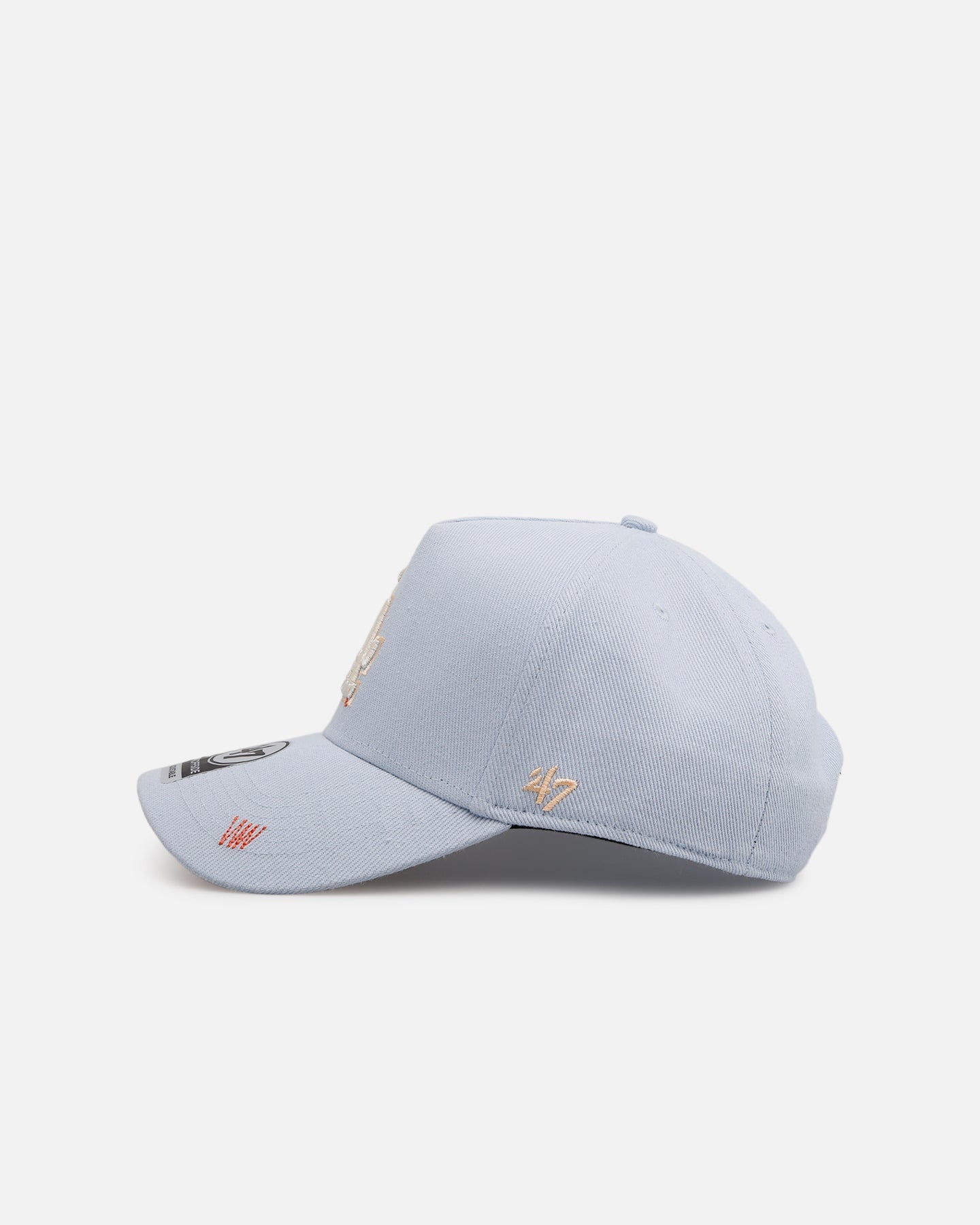 47 Brand Los Angeles Dodgers 'Overstitch' 47 Offside Snapback Light Blue