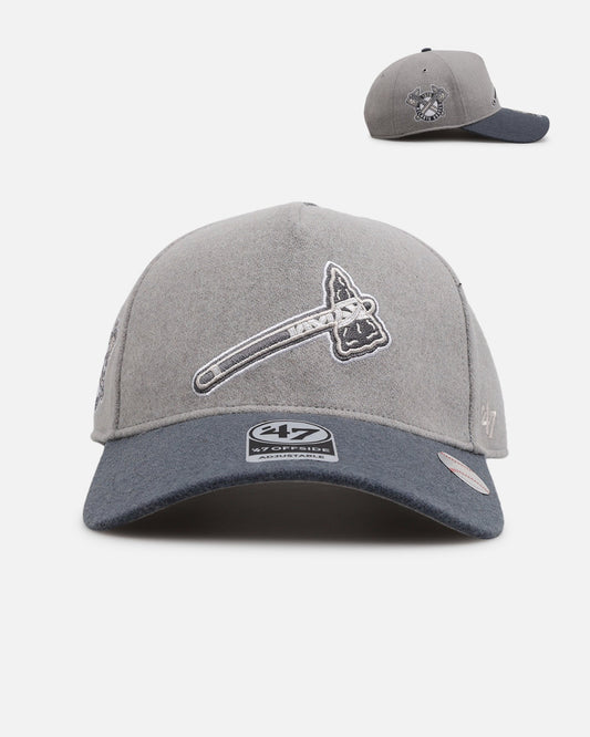 47 Brand Atlanta Braves 'Shades Of Gray' 47 Offside Snapback Cement