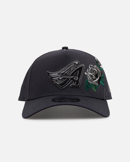 New Era Los Angeles Angels 'Gray Tonal Rose Embroidery' 9FORTY A-Frame Snapback Gray