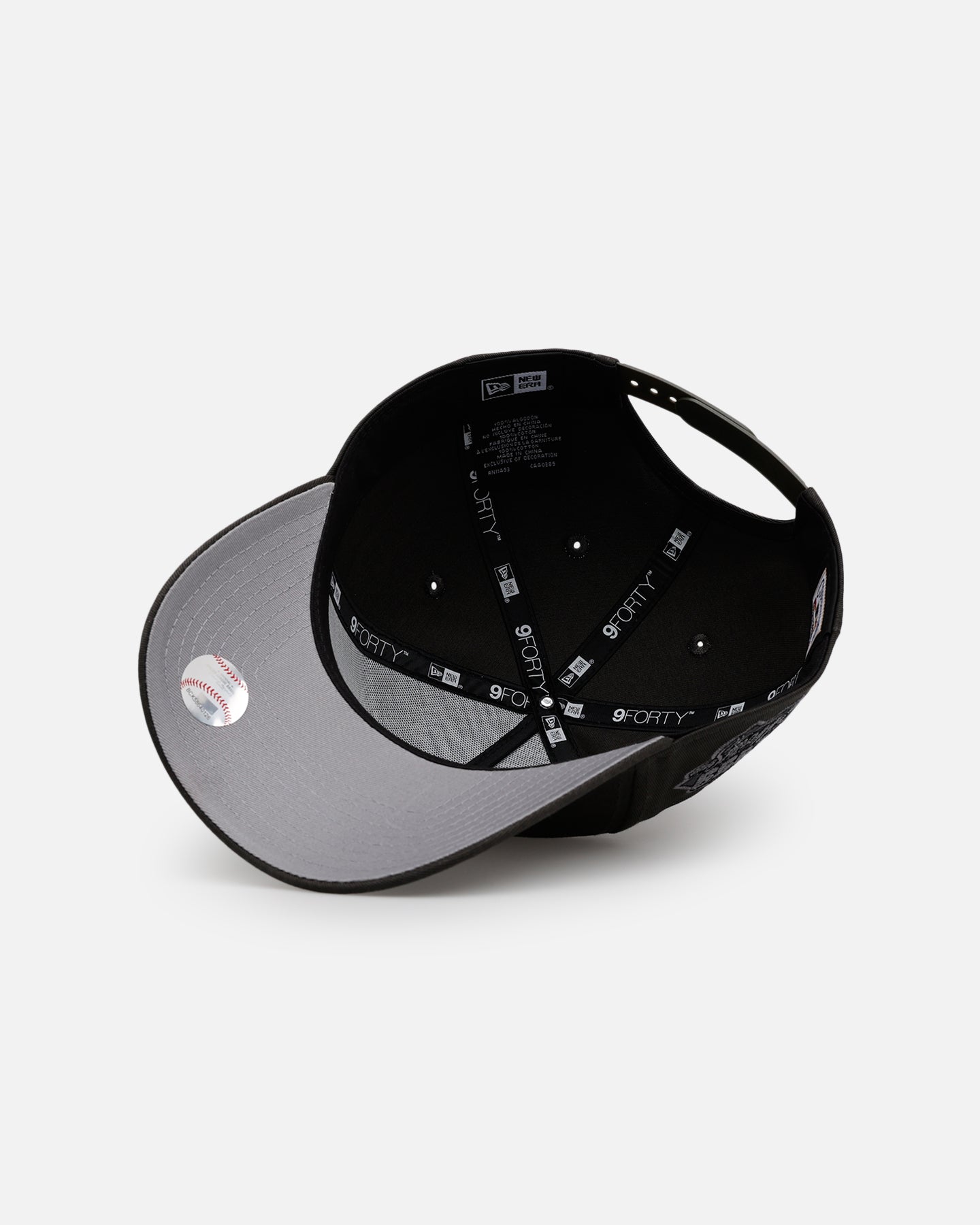 New Era New York Yankees 'Carbon Weave' 9FORTY A-Frame Snapback Black