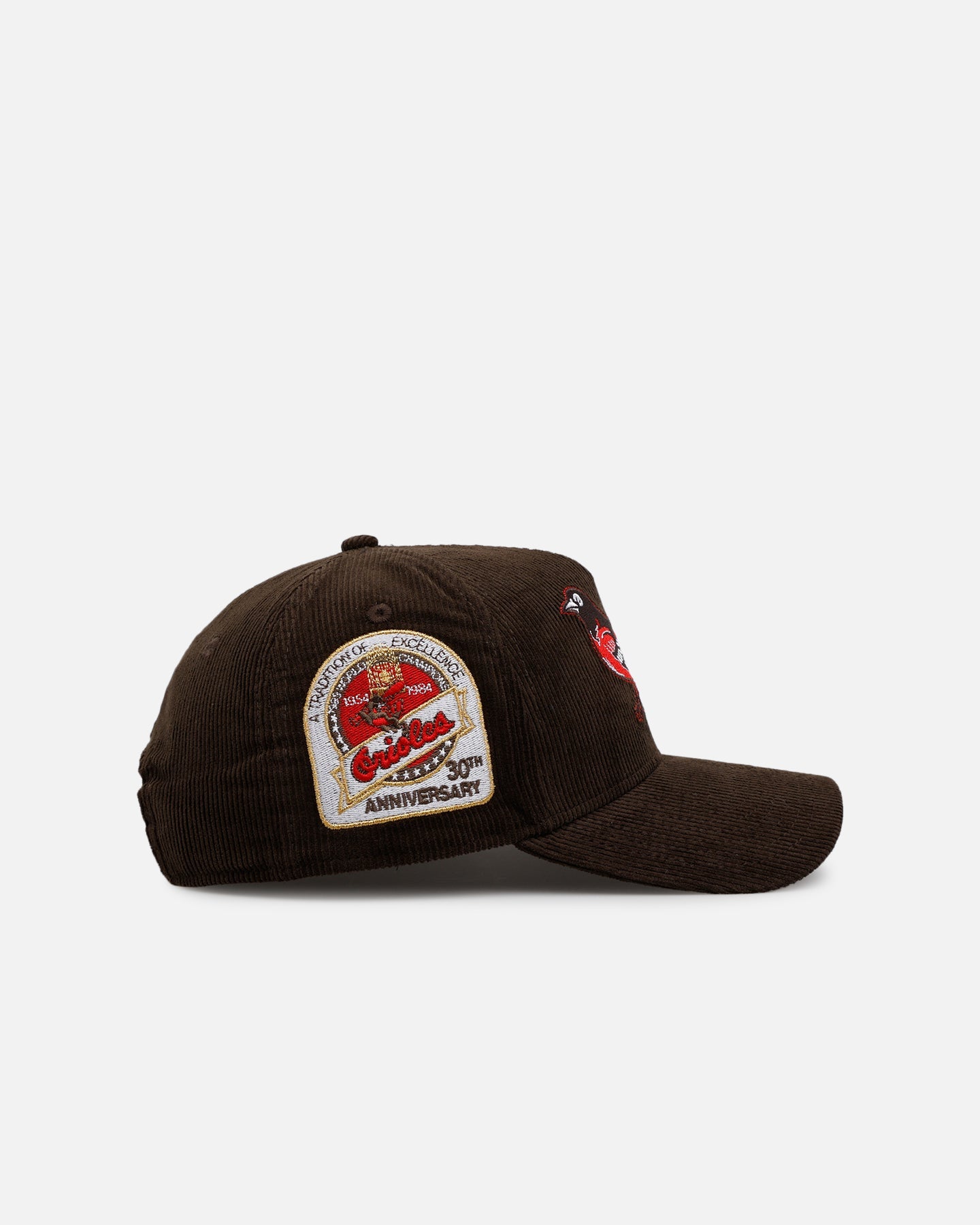 New Era Baltimore Orioles 'Walnut Cord' 9FORTY A-Frame Corduroy Snapback Walnut