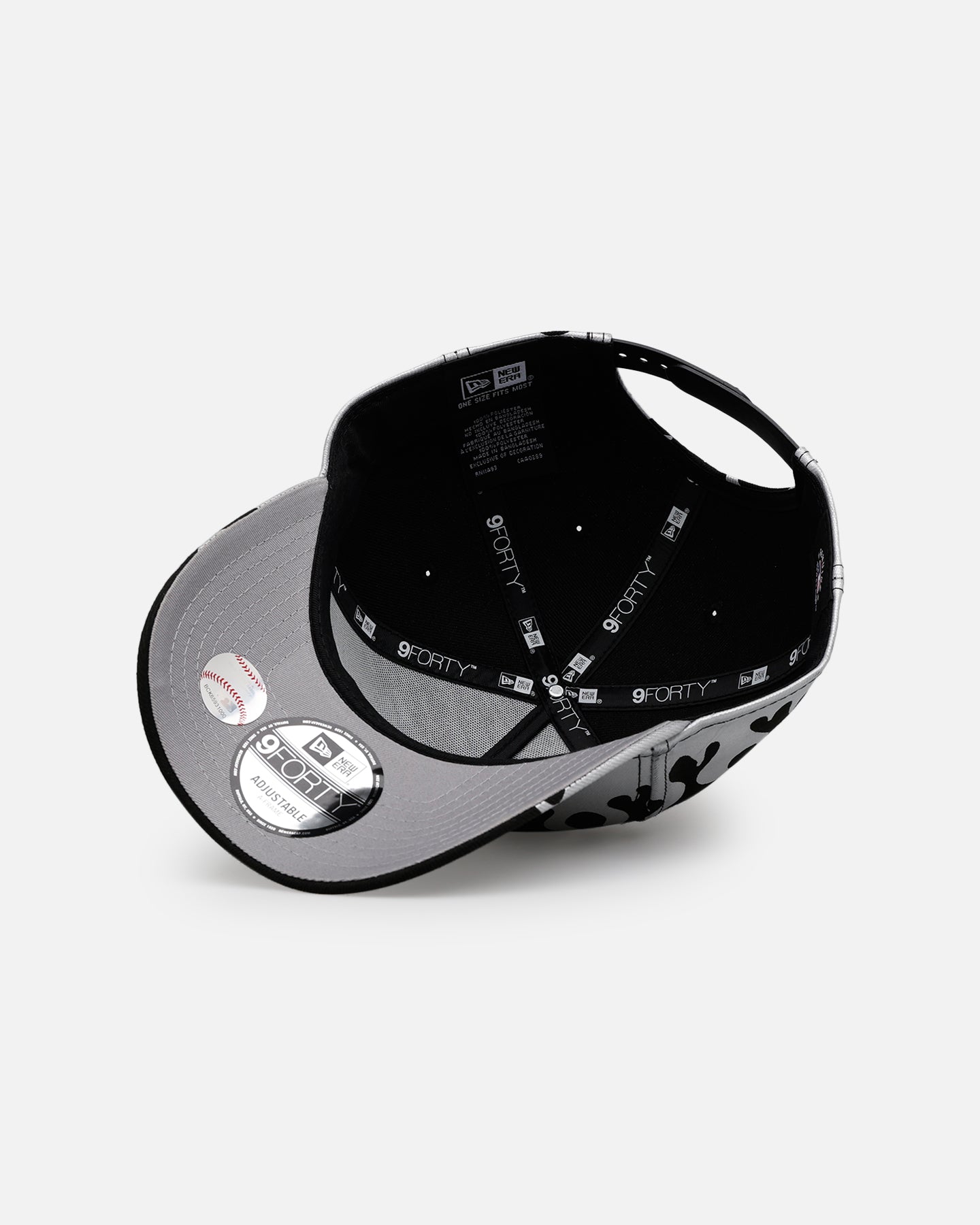 New Era San Diego Padres 'Metallic Flames' 9FORTY A-Frame Snapback Black/Silver