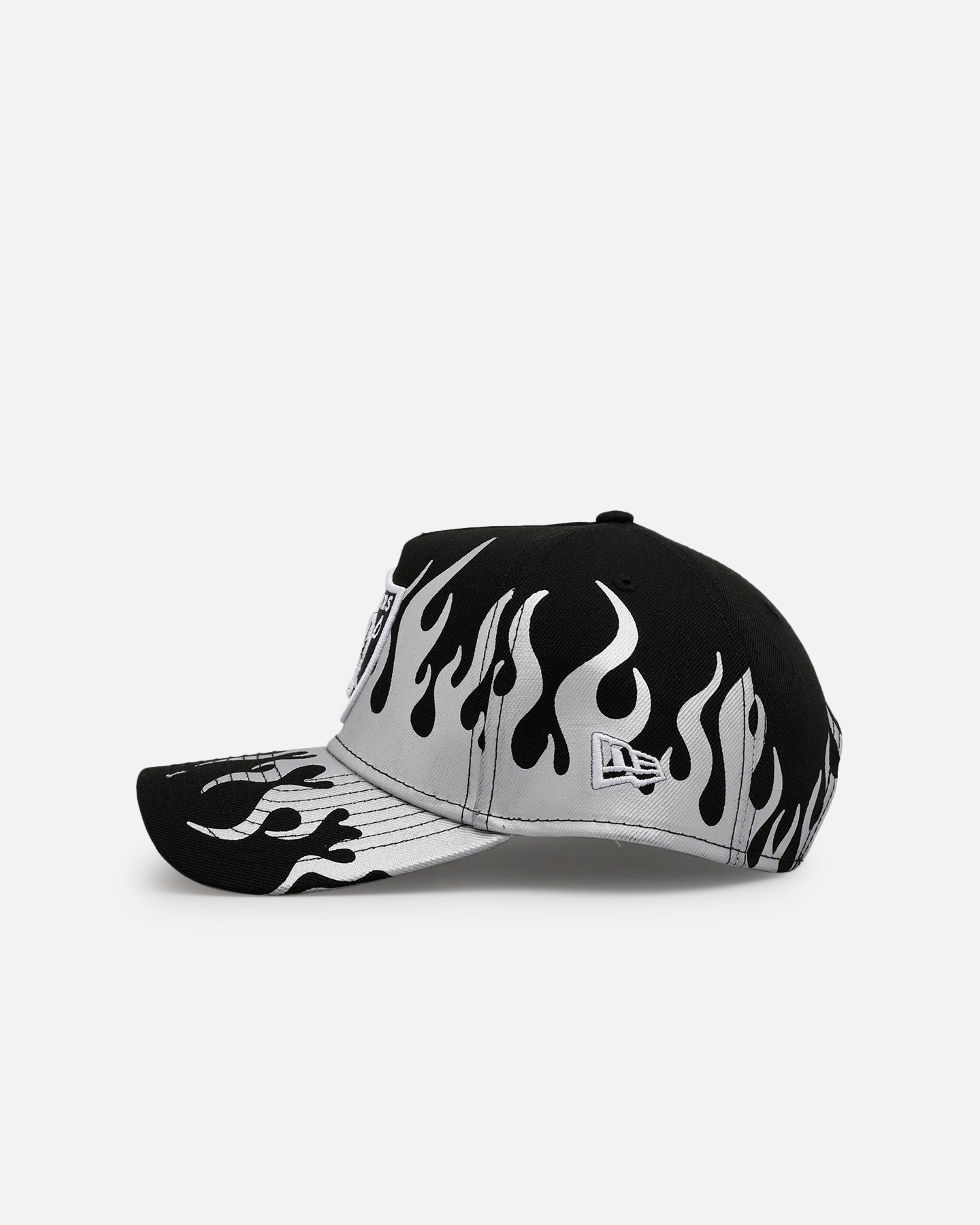 New Era Las Vegas Raiders 'Metallic Flames' 9FORTY A-Frame Snapback Black/Silver