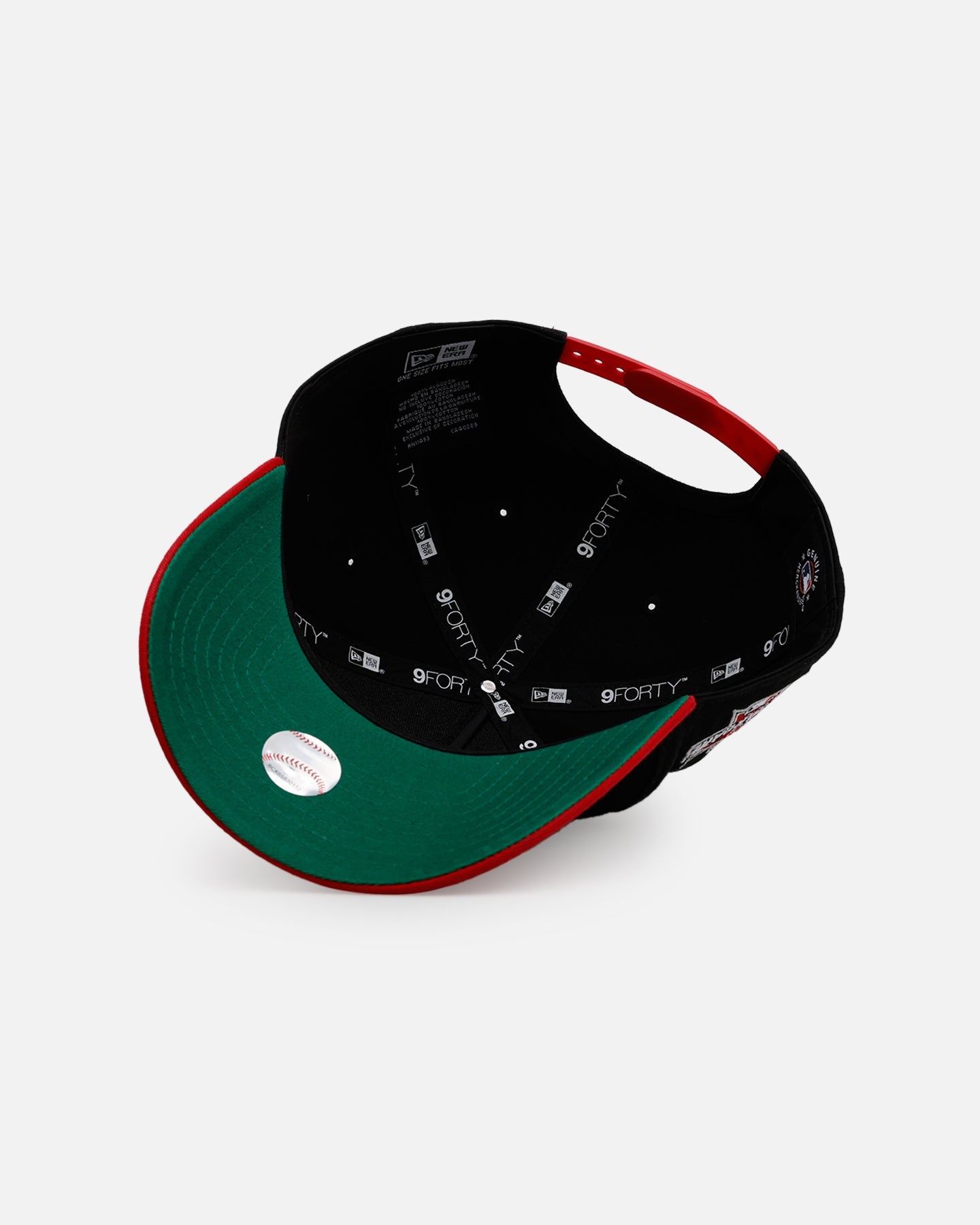 New Era Anaheim Angels 'Pigment Dye Two Tone' 9FORTY A-Frame Snapback Black/Official Team Color