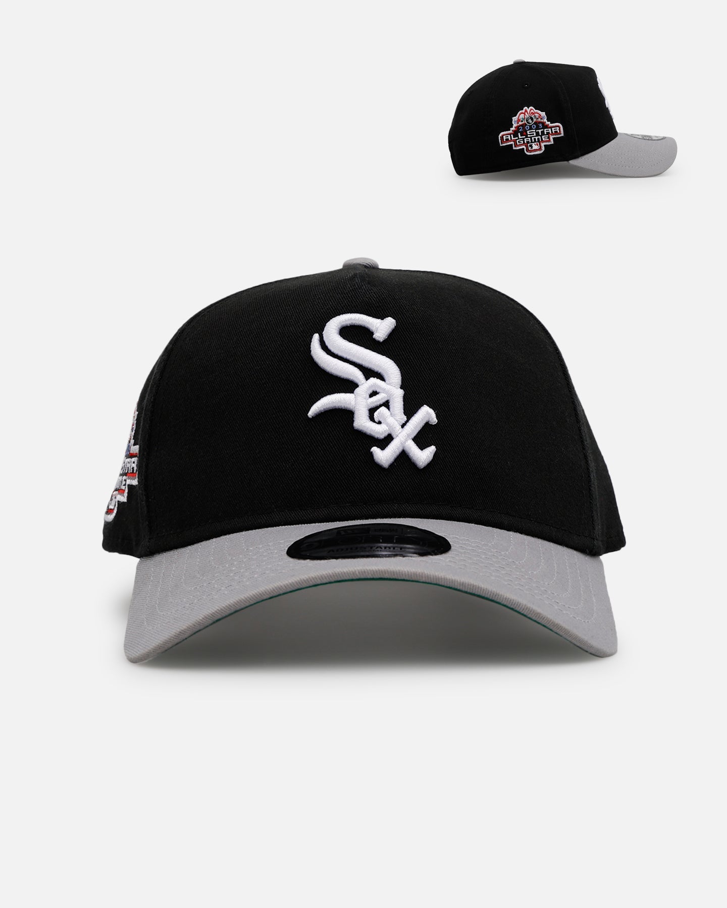 New Era Chicago White Sox 'Pigment Dye Two Tone' 9FORTY A-Frame Snapback Black/Official Team Color