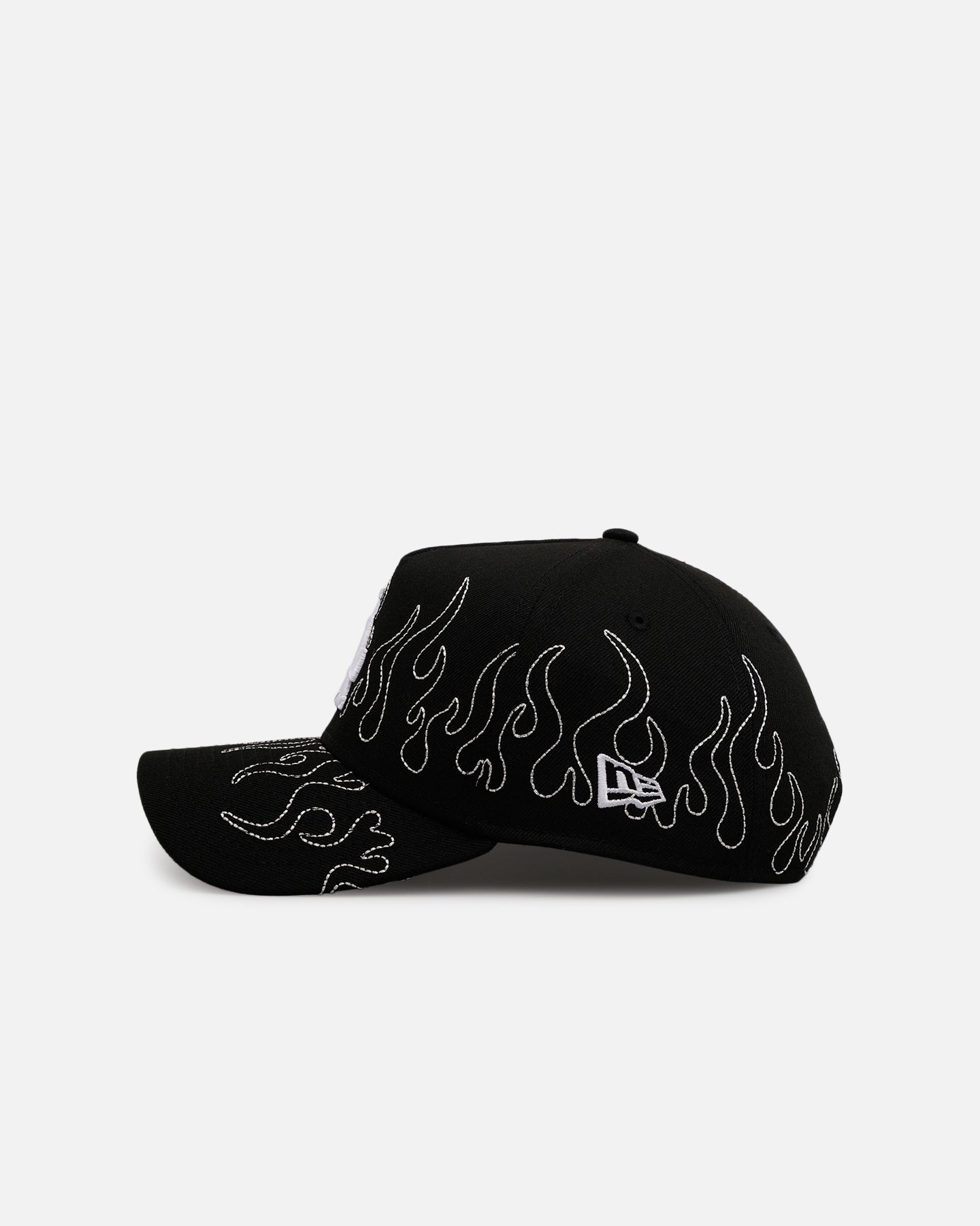 New Era Los Angeles Dodgers 'Outline Flames' 9FORTY A-Frame Snapback Black