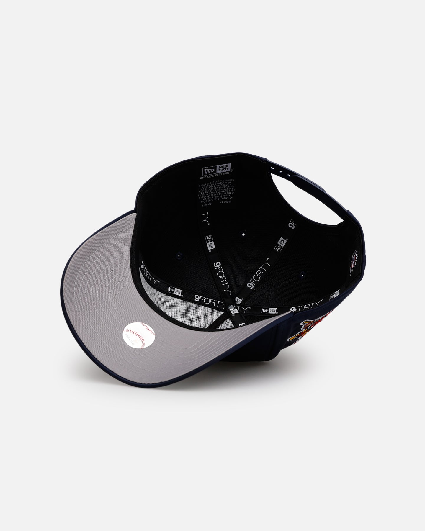 New Era Atlanta Braves 'Team Color Satin' 9FORTY A-Frame Snapback Official Team Color