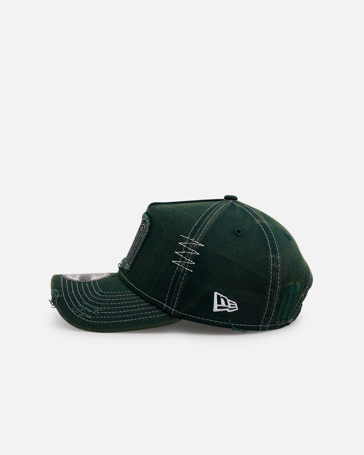 New Era Mexico National Baseball Team 'Distressed And Worn' 9FORTY A-Frame Casual Strapback Green