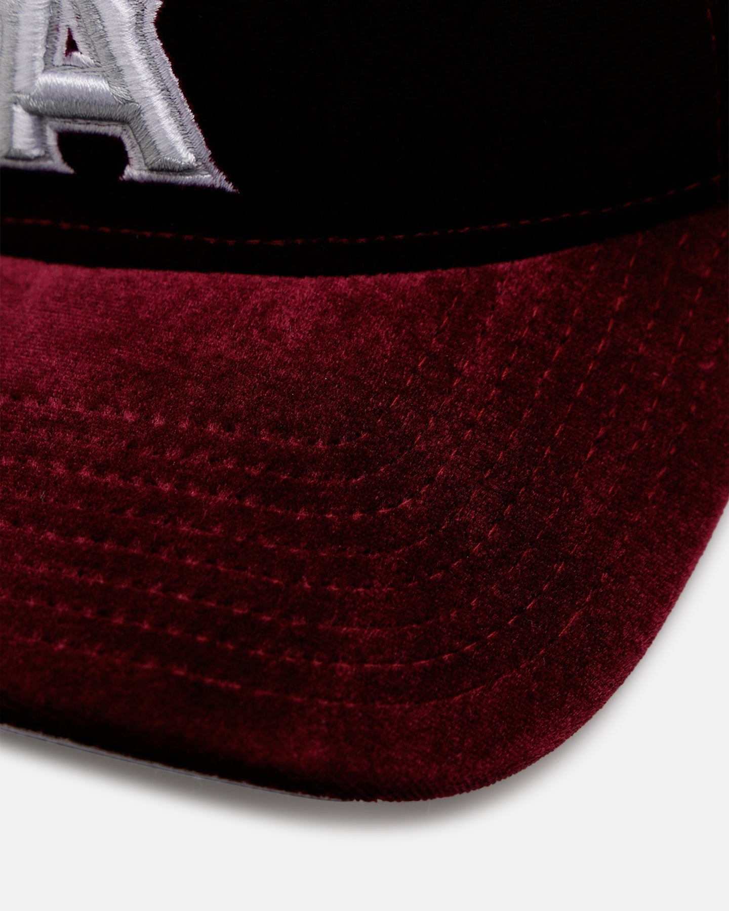 New Era Los Angeles Angels 'Velvet Dreams' 9FORTY A-Frame Snapback Burgundy