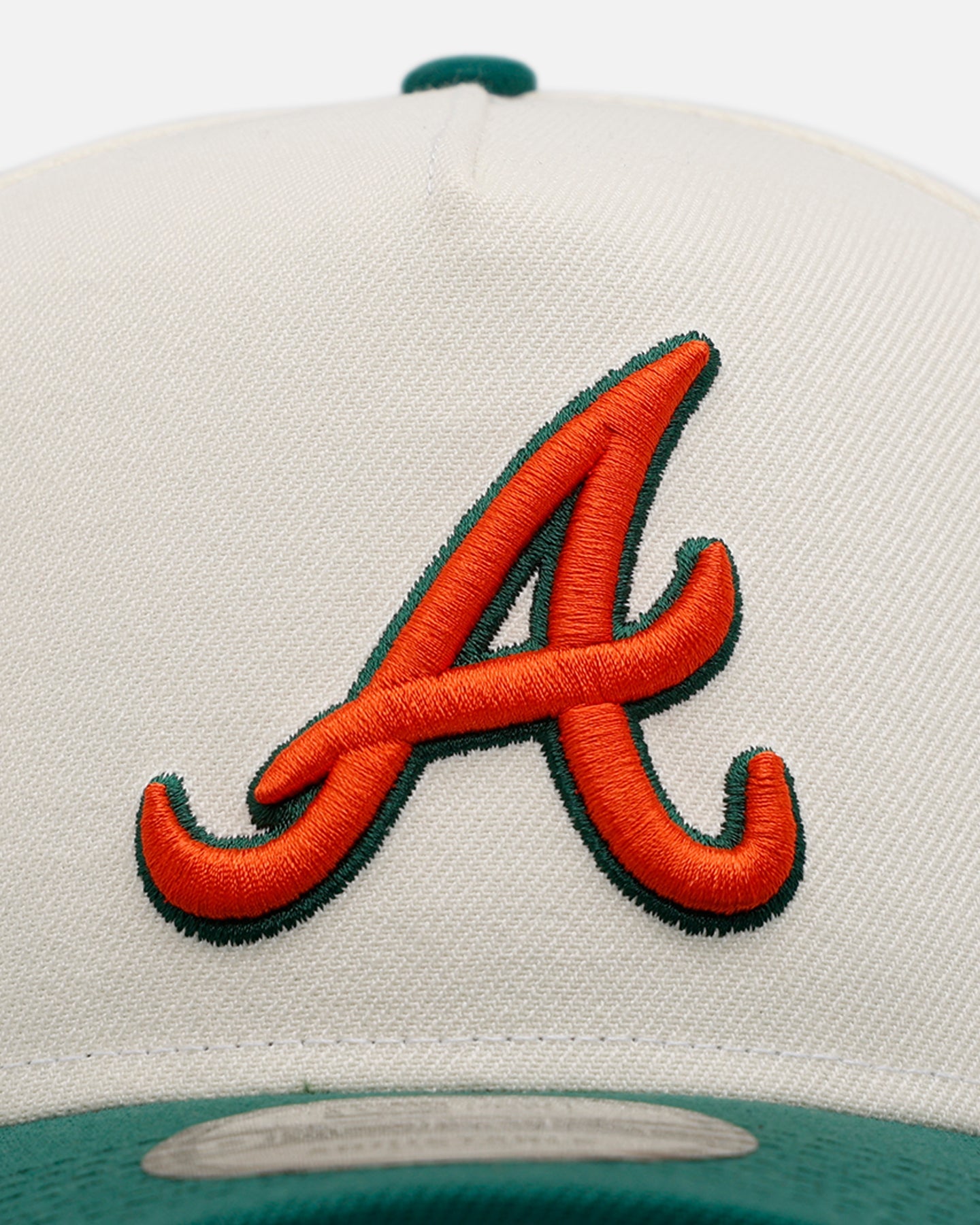 New Era Atlanta Braves 'Citrus' 9FORTY A-Frame Snapback Chrome/Green/Orange