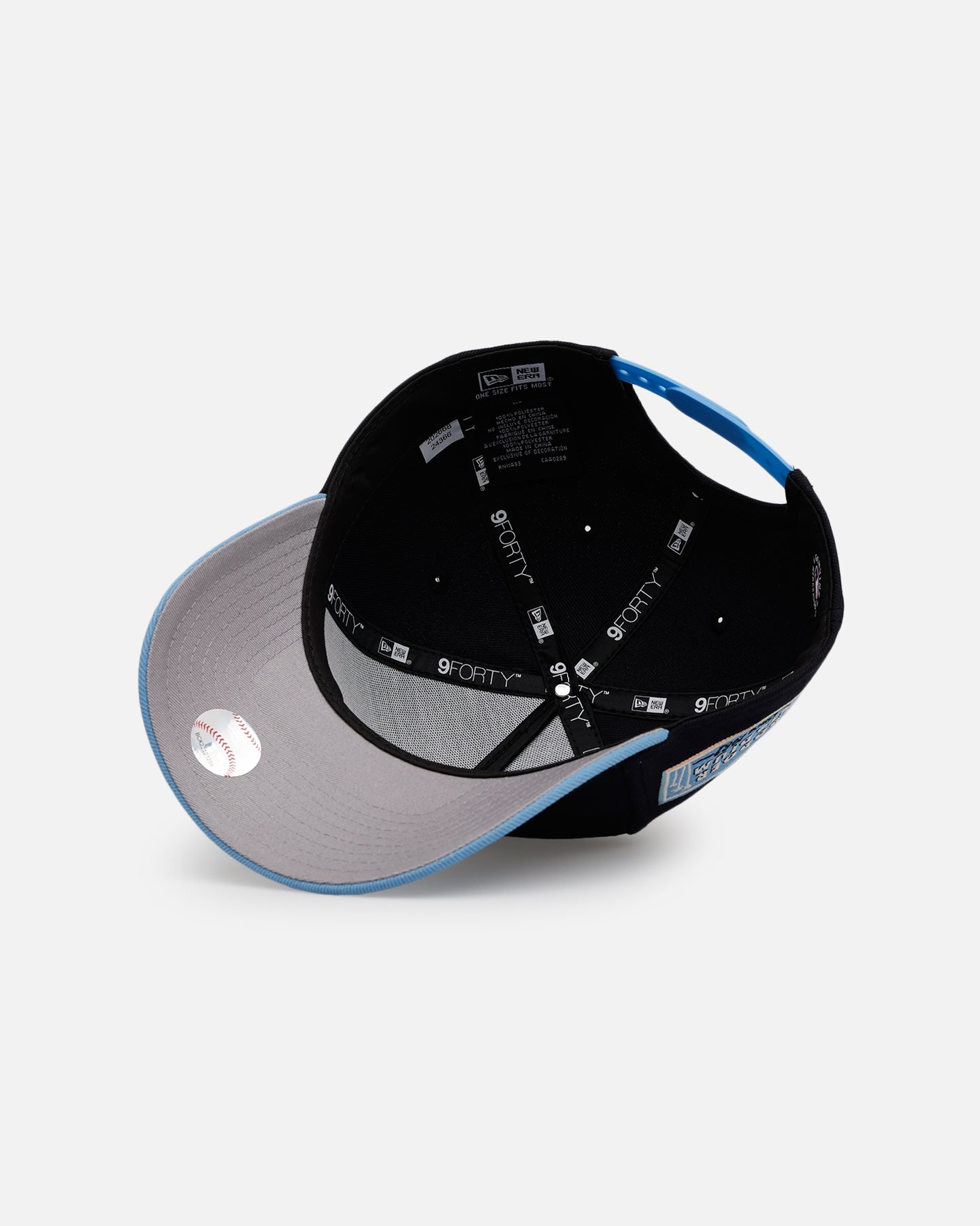 New Era Los Angeles Dodgers 'Ocean' 9FORTY A-Frame Snapback Navy/Sky Blue