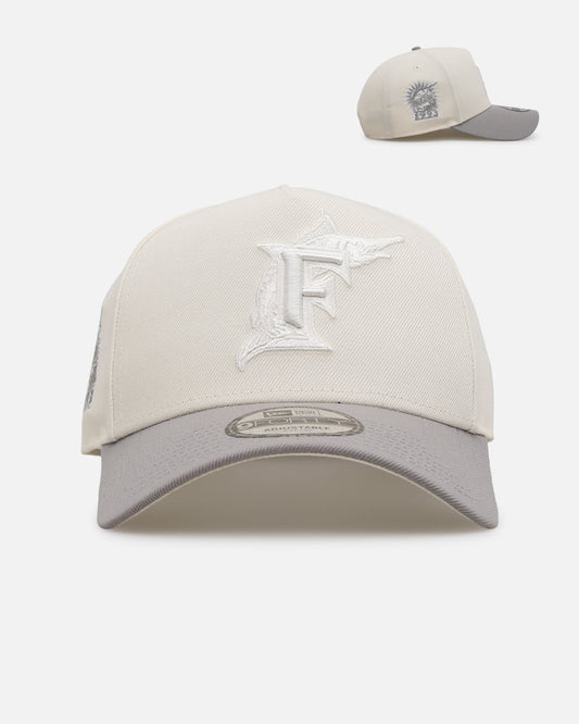 New Era Florida Marlins 'Too Clean' 9FORTY A-Frame Snapback Chrome