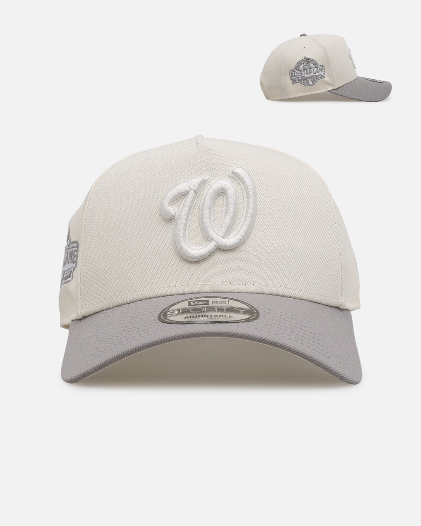New Era Washington Nationals 'Too Clean' 9FORTY A-Frame Snapback Chrome