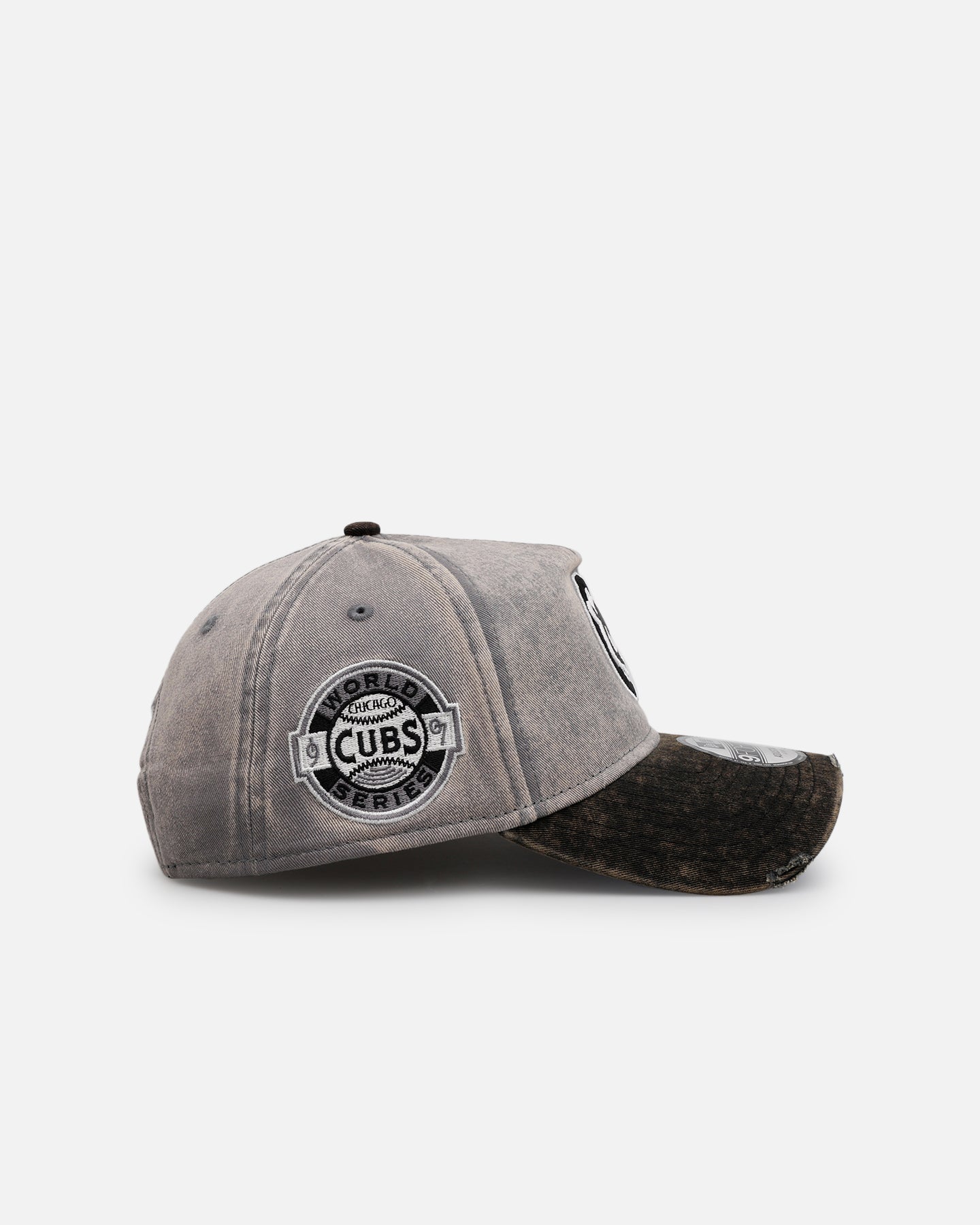 New Era Chicago Cubs 'Washed Storm Gray' 9FORTY A-Frame Snapback Gray