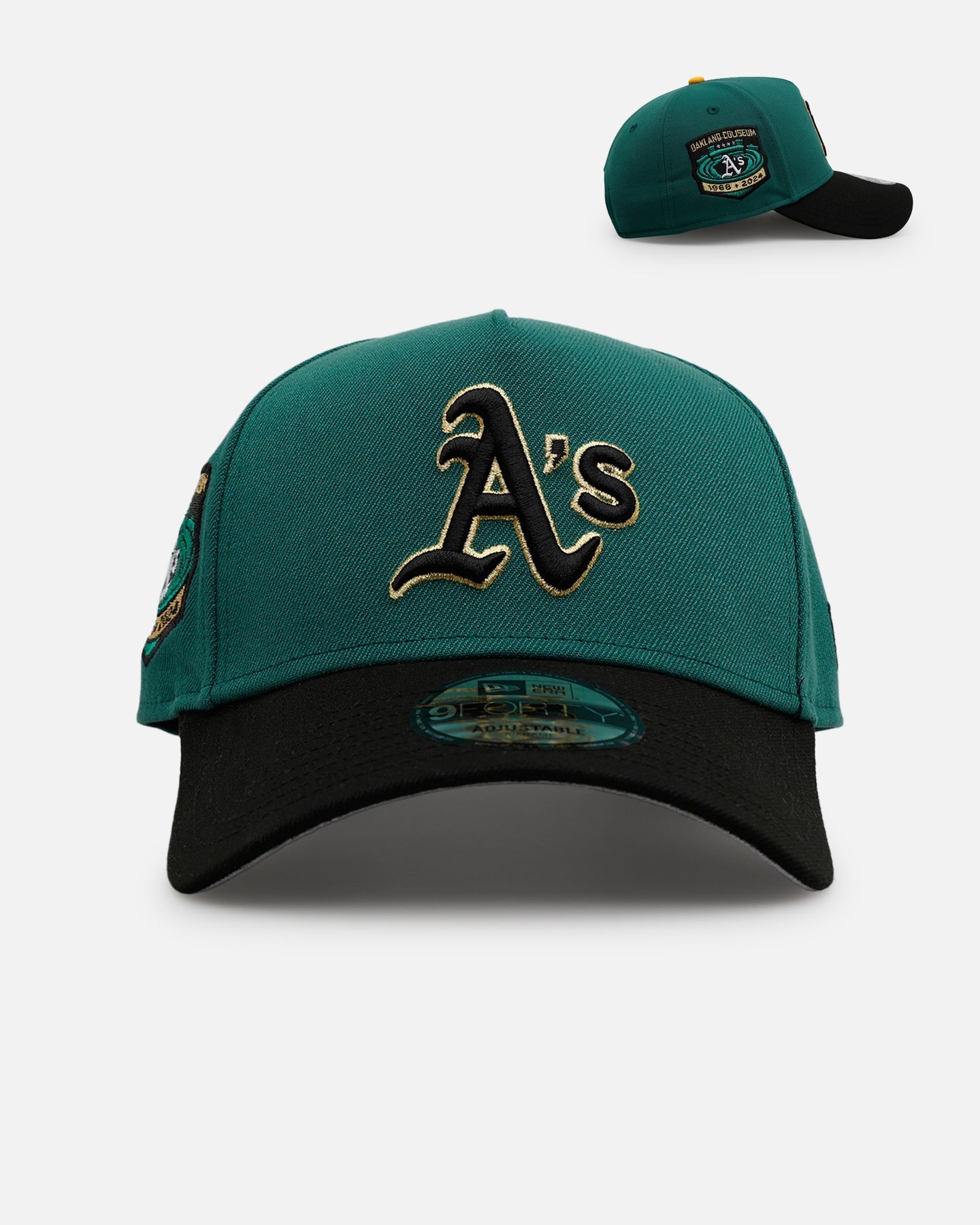 New Era Oakland Athletics 'Oakland Forever' 9FORTY A-Frame Snapback Green/Black