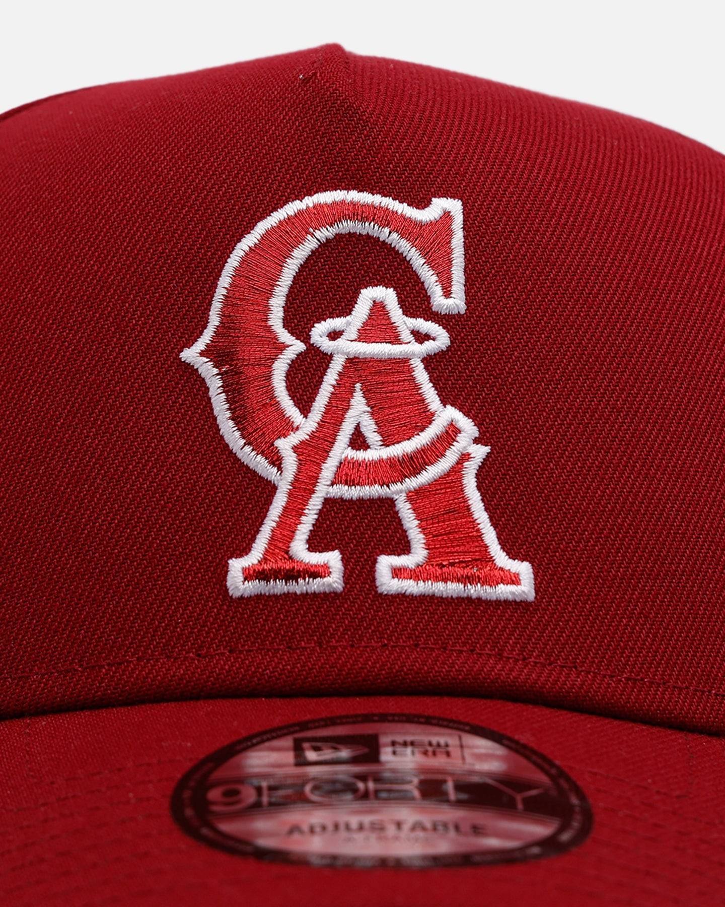New Era Los Angeles Angels 'Candy Apple' 9FORTY A-Frame Snapback Cardinal