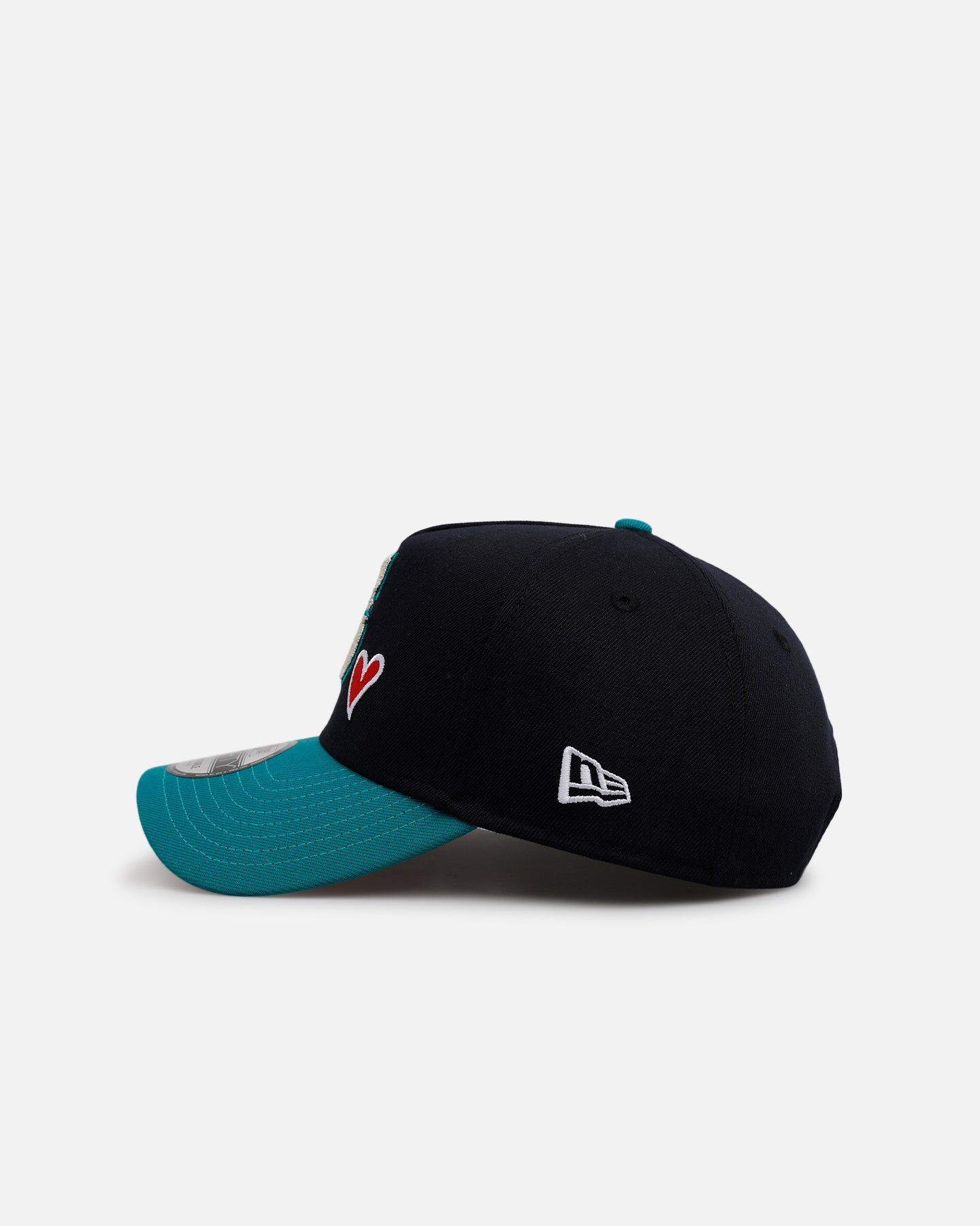 New Era Seattle Mariners 'Team Color Hearts' 9FORTY A-Frame Snapback Official Team Color