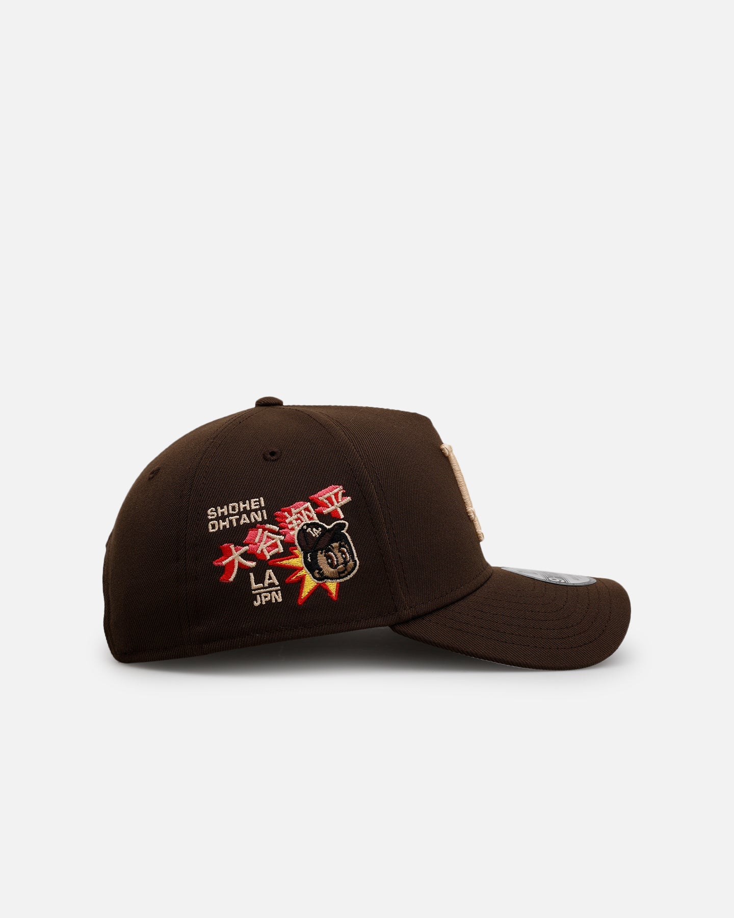 New Era Los Angeles Dodgers 'Ohtani Side Patch' Ohtani 9FORTY A-Frame Snapback Walnut