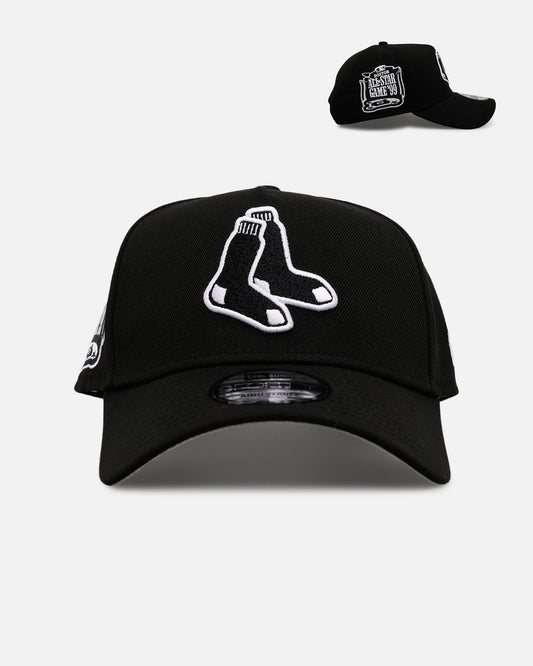 New Era Boston Red Sox 'Black And White' 9FORTY A-Frame Snapback Black/White