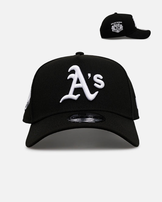 New Era Oakland Athletics 'Black And White' 9FORTY A-Frame Snapback Black/White