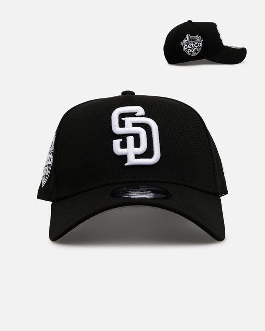 New Era San Diego Padres 'Black And White' 9FORTY A-Frame Snapback Black/White