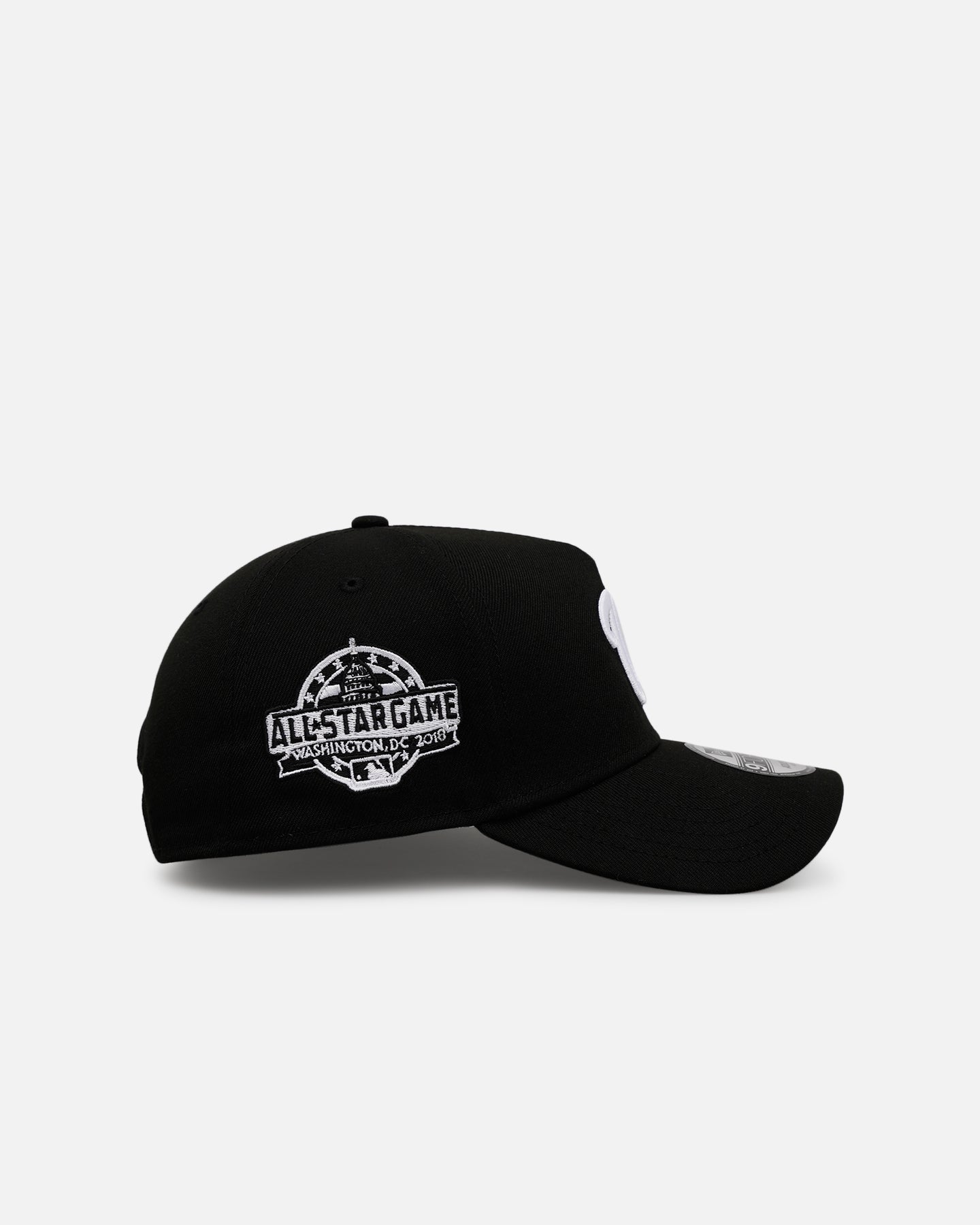New Era Washington Nationals 'Black And White' 9FORTY A-Frame Snapback Black/White