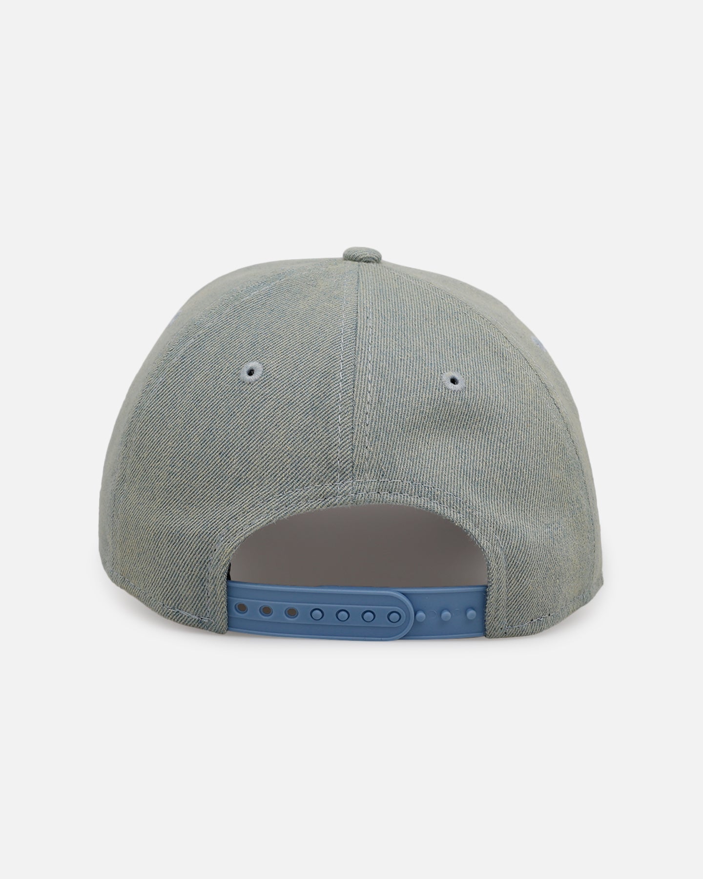 New Era Los Angeles Angels 'Distressed Denim' 9FORTY A-Frame Snapback Light Wash Denim
